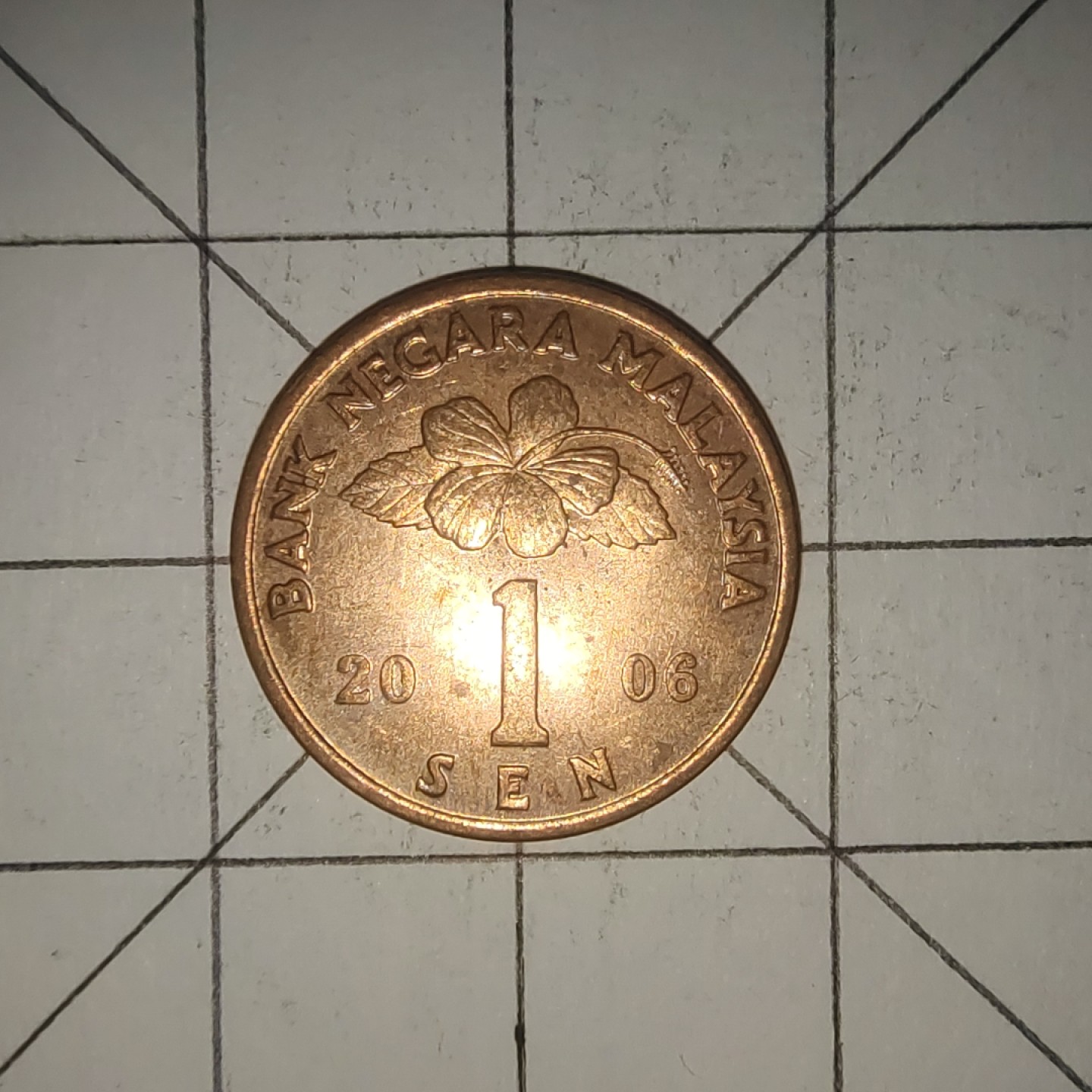 收藏之家世界硬币第12期(满20包邮，可多场累计。捡漏，无押金，无佣金) 马来西亚1仙2006年