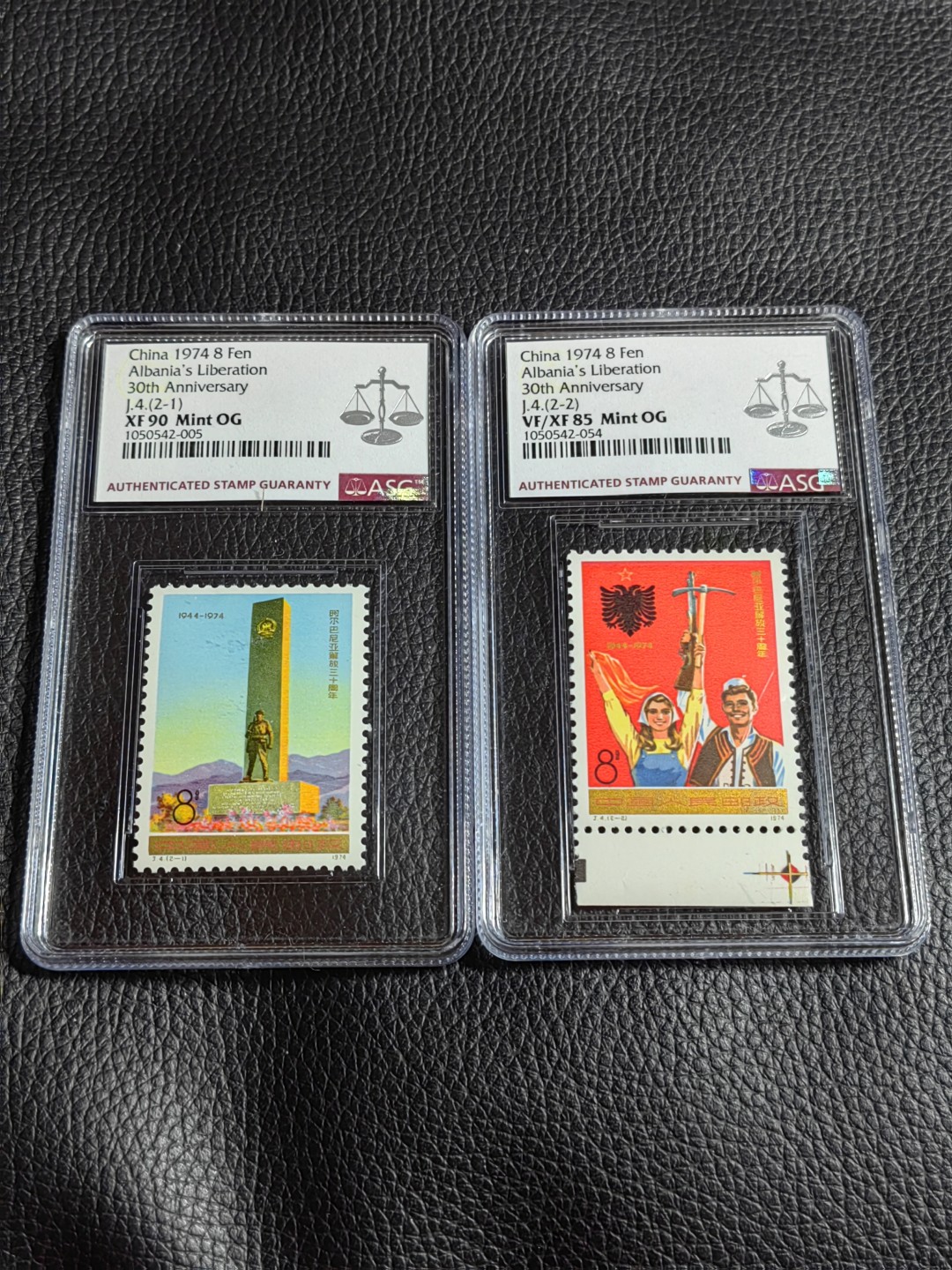 洪涛臻品批发群  精选邮票限时拍卖第二百一十七期 J4阿尔巴尼亚新全  ASG85/90混分一套 均OG 版撕绝中绝送评，最严格时期出分，74年发行JT早期经典票，喜欢不要错过