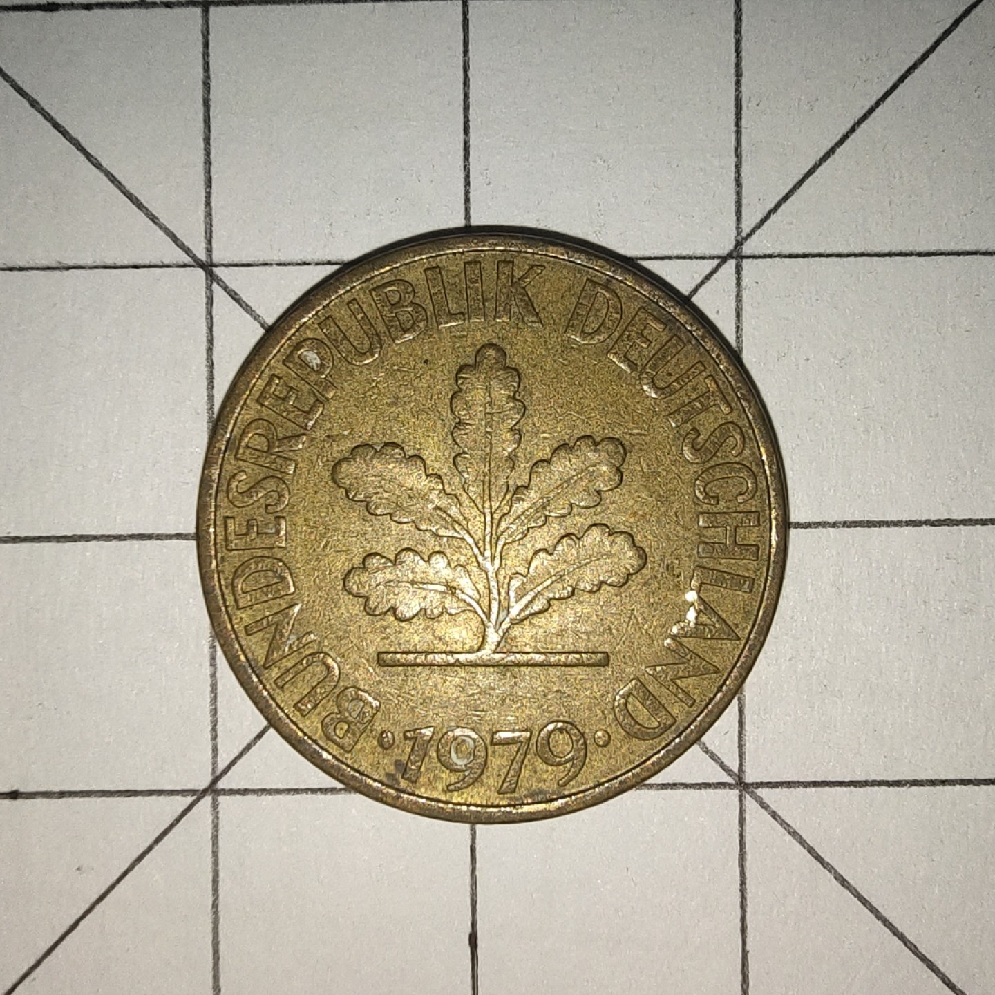 收藏之家世界硬币第12期(满20包邮，可多场累计。捡漏，无押金，无佣金) 德国10芬尼1979年