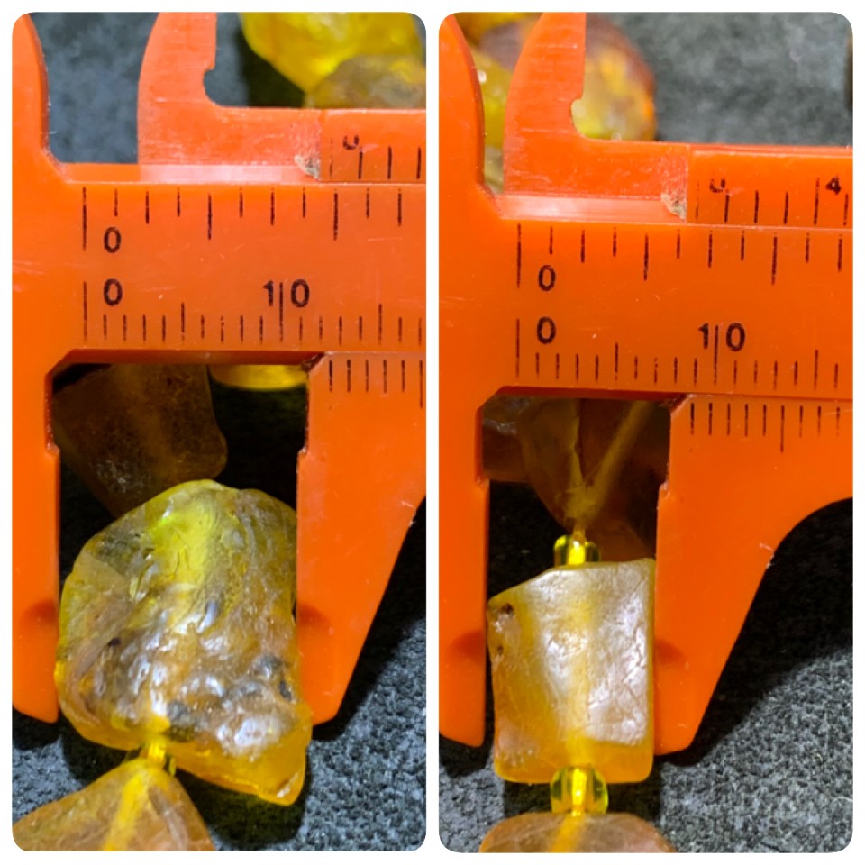 乌克兰原矿蜜蜡原石项链手链两用链一条，