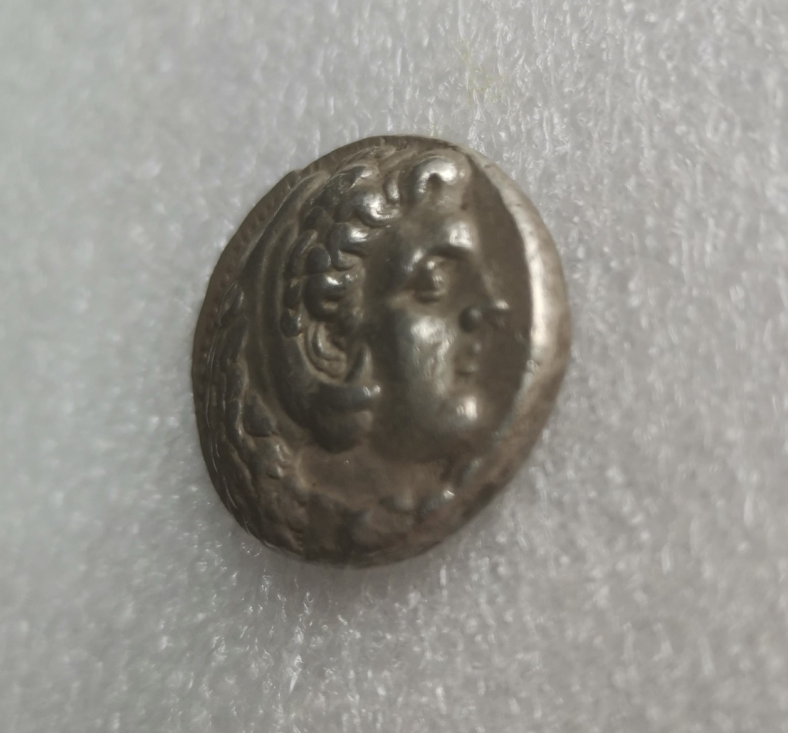 瓶子🏺第80期拍卖会 古希腊公元前300年亚历山大大帝大力神四德银币25毫米17克