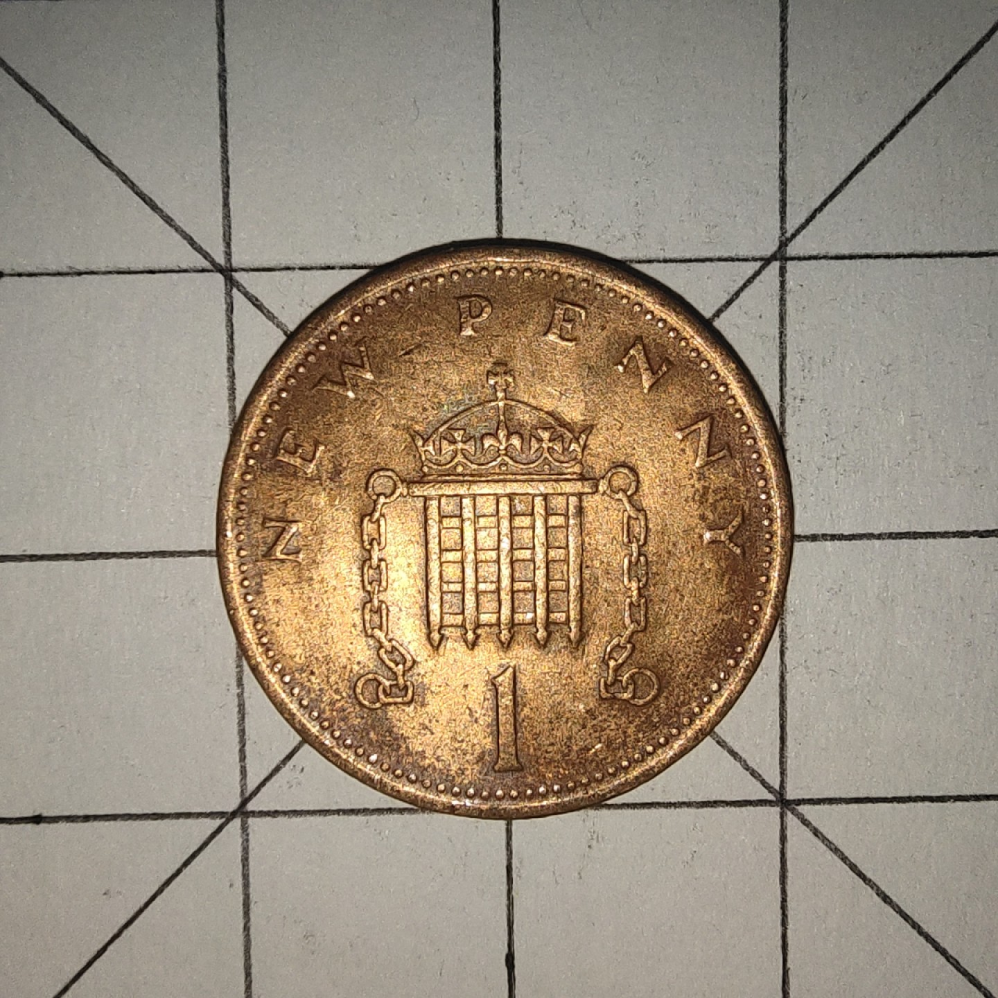 收藏之家世界硬币第12期(满20包邮，可多场累计。捡漏，无押金，无佣金) 英国1便士1971年