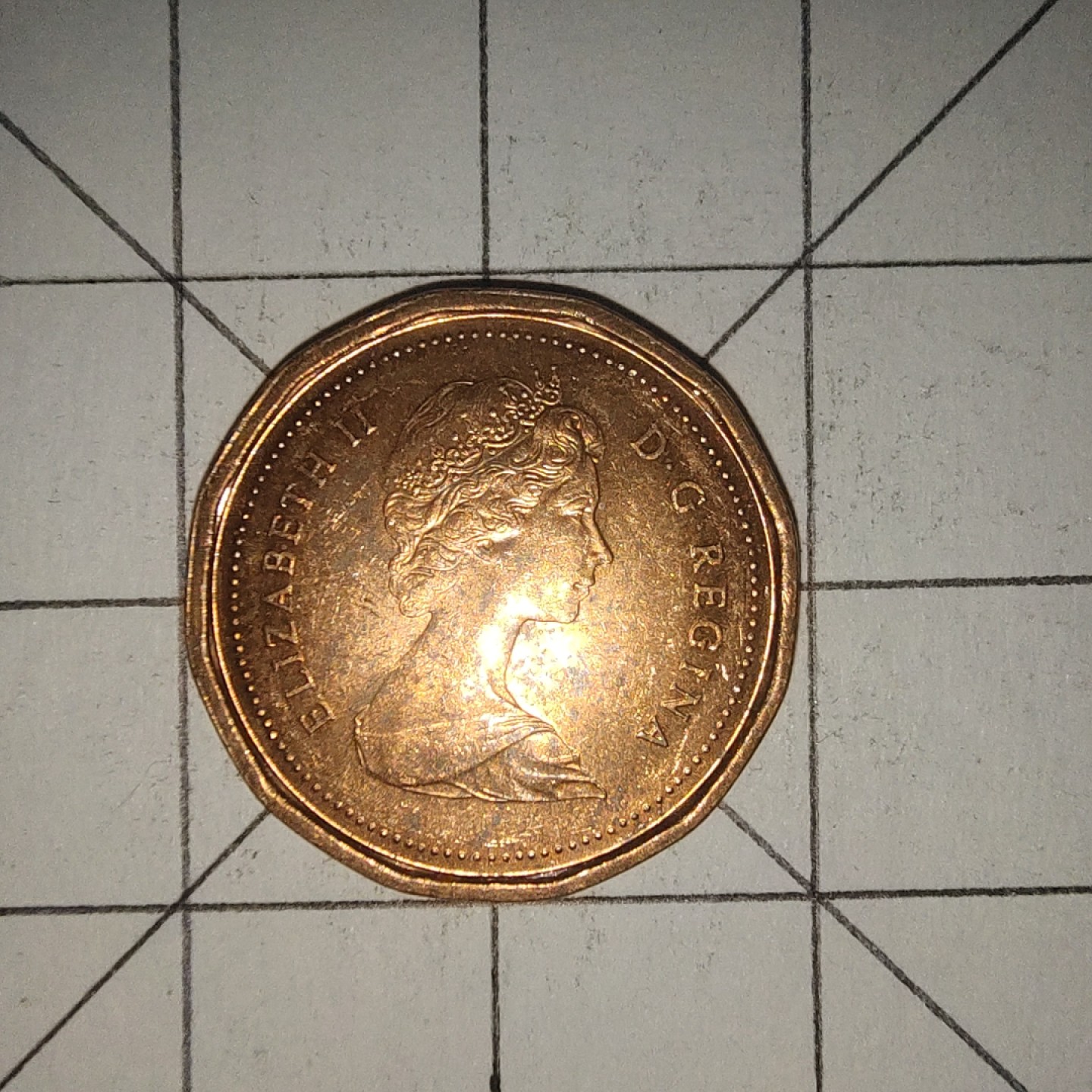 收藏之家世界硬币第12期(满20包邮，可多场累计。捡漏，无押金，无佣金) 加拿大1分1982年