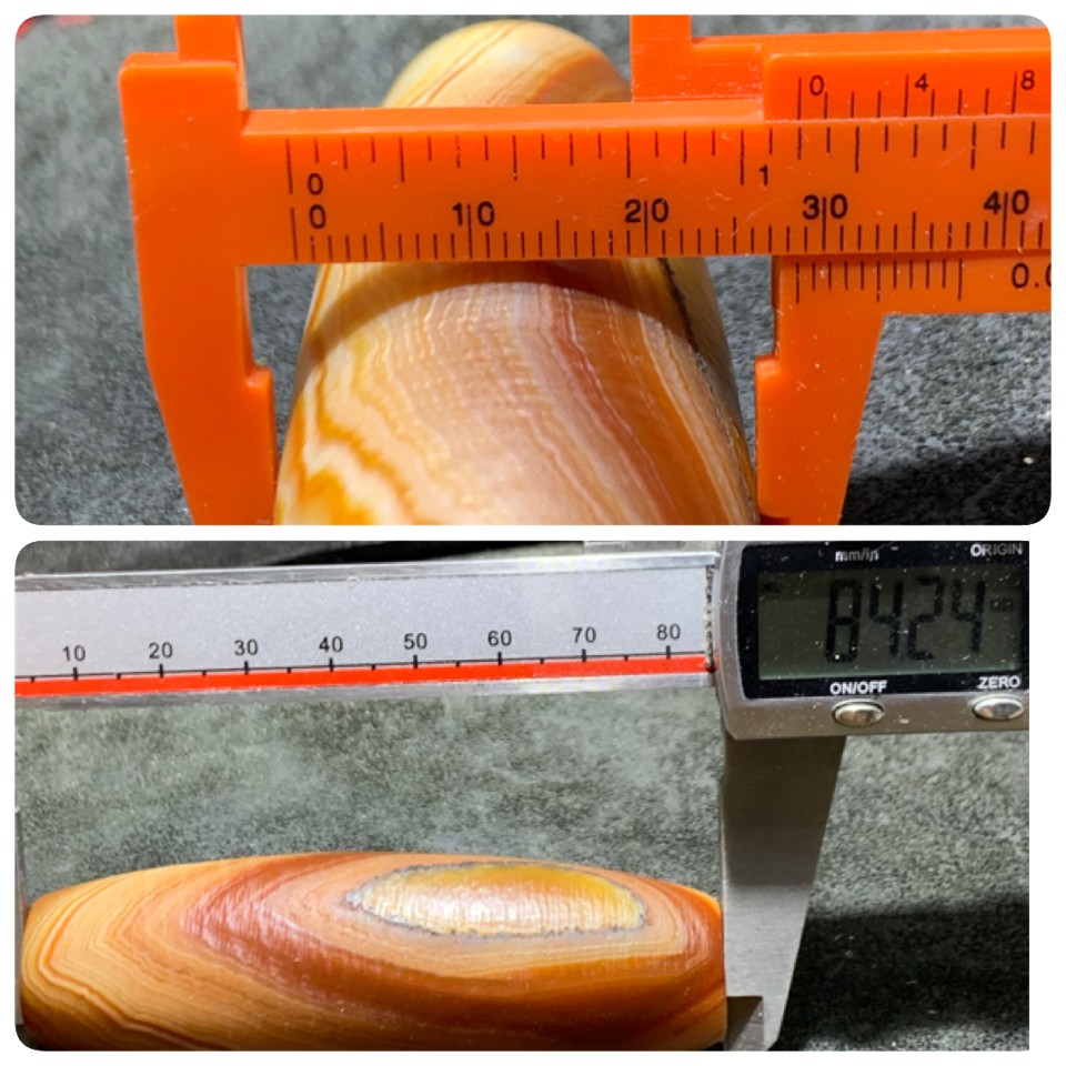 精美孤品巨无霸风化纹玛瑙大桶珠（把件)一颗