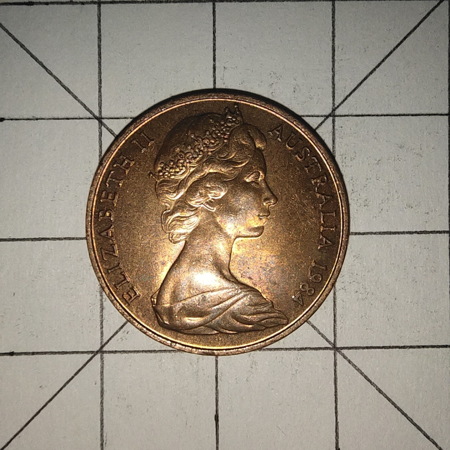 收藏之家世界硬币第12期(满20包邮，可多场累计。捡漏，无押金，无佣金) 澳大利亚2分1984年