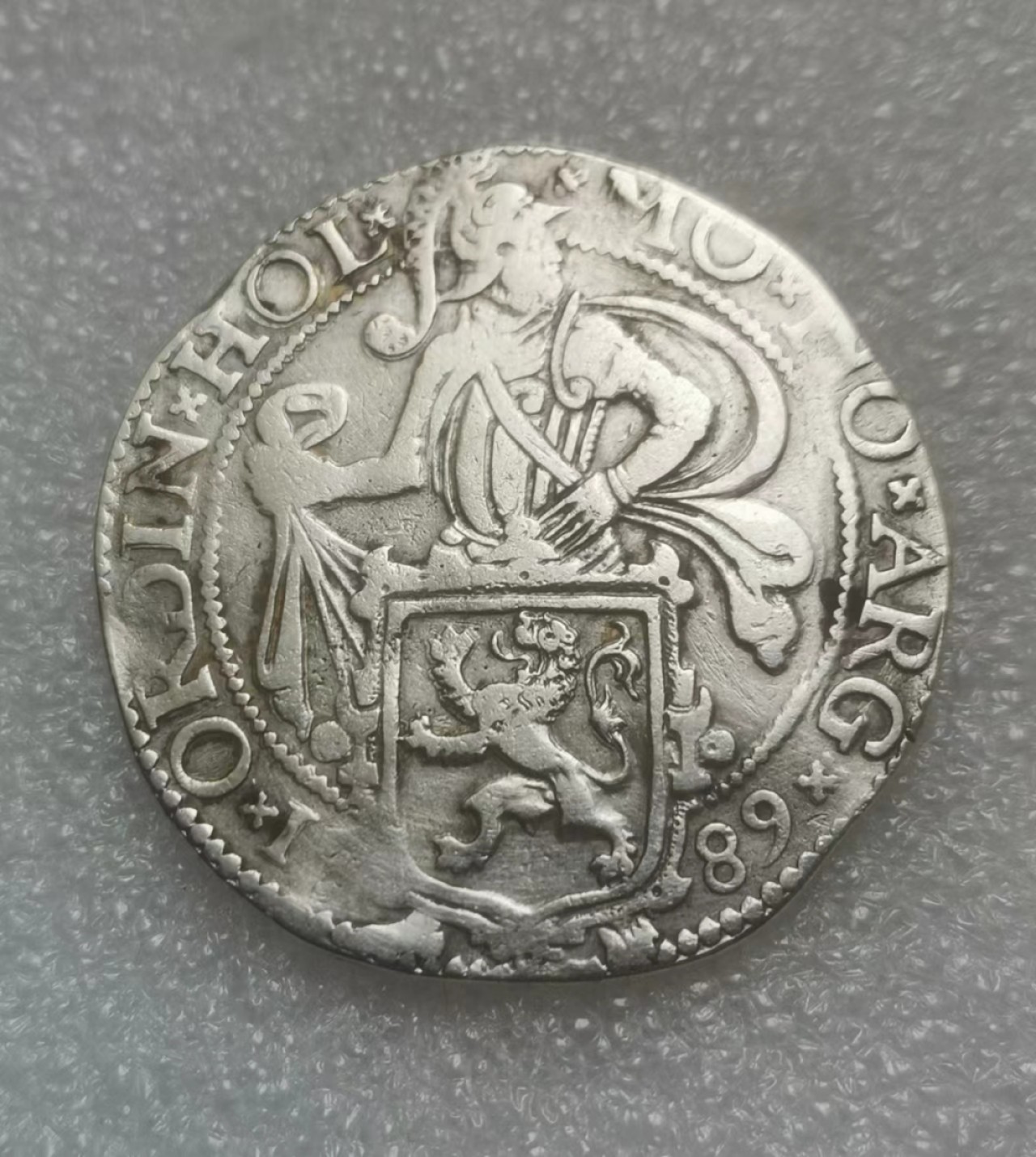 瓶子🏺第80期拍卖会 尼德兰联合王国 荷兰文艺复兴时期1589年 国际贸易雄狮泰勒大银币40毫米26.95克