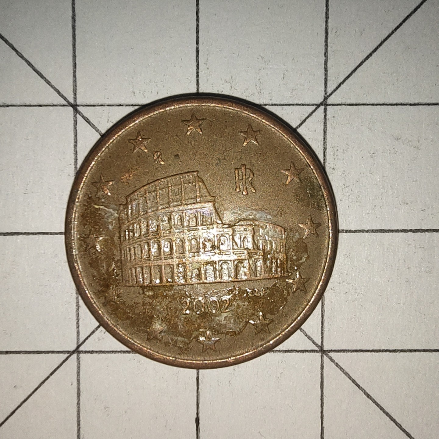 收藏之家世界硬币第12期(满20包邮，可多场累计。捡漏，无押金，无佣金) 意大利5分2002年