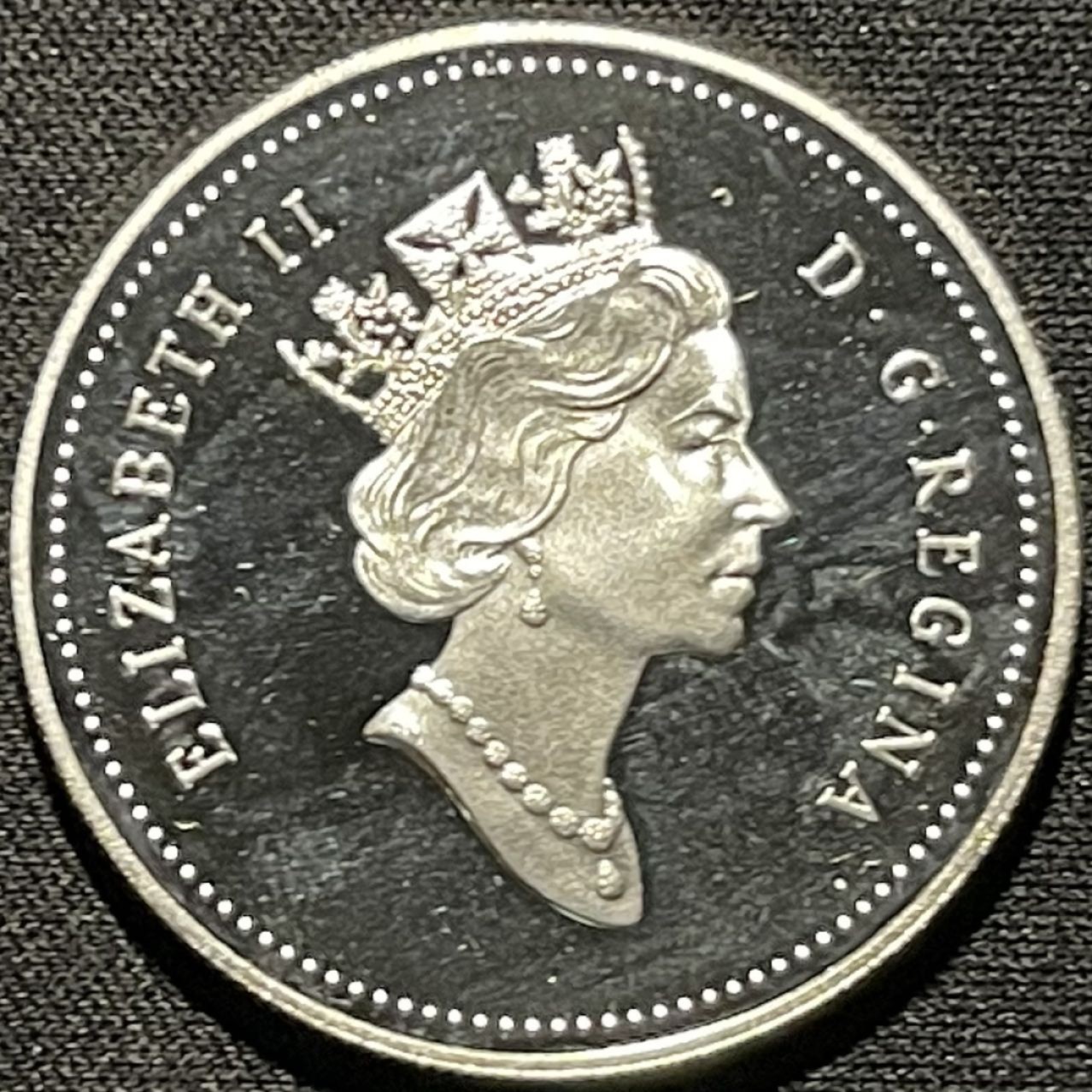 紫瑗钱币——第264期拍卖 加拿大 1991年 弗兰特纳克175周年 1元 23.32克 0.5银 精制