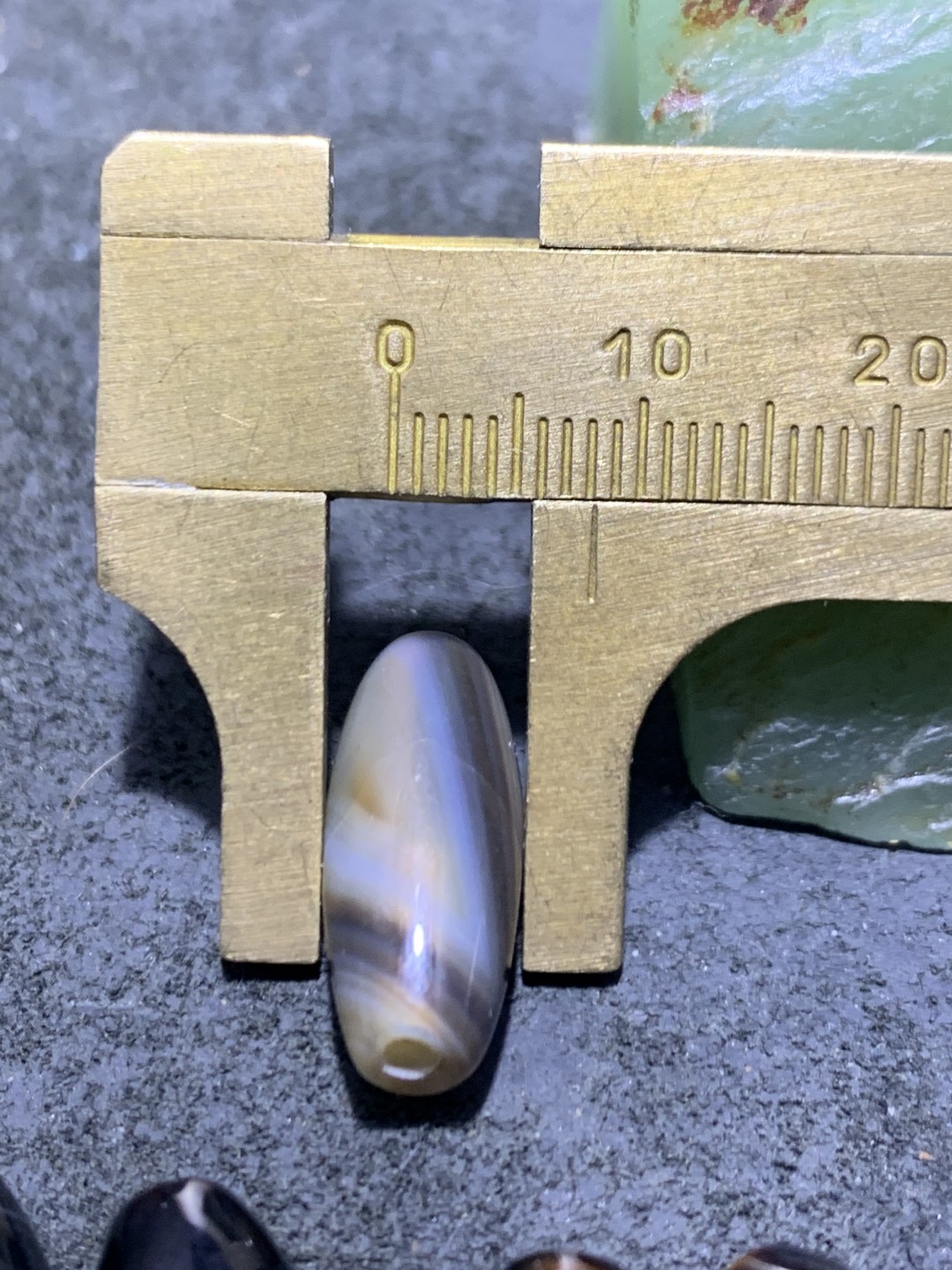 药师玛瑙通货桶珠5颗