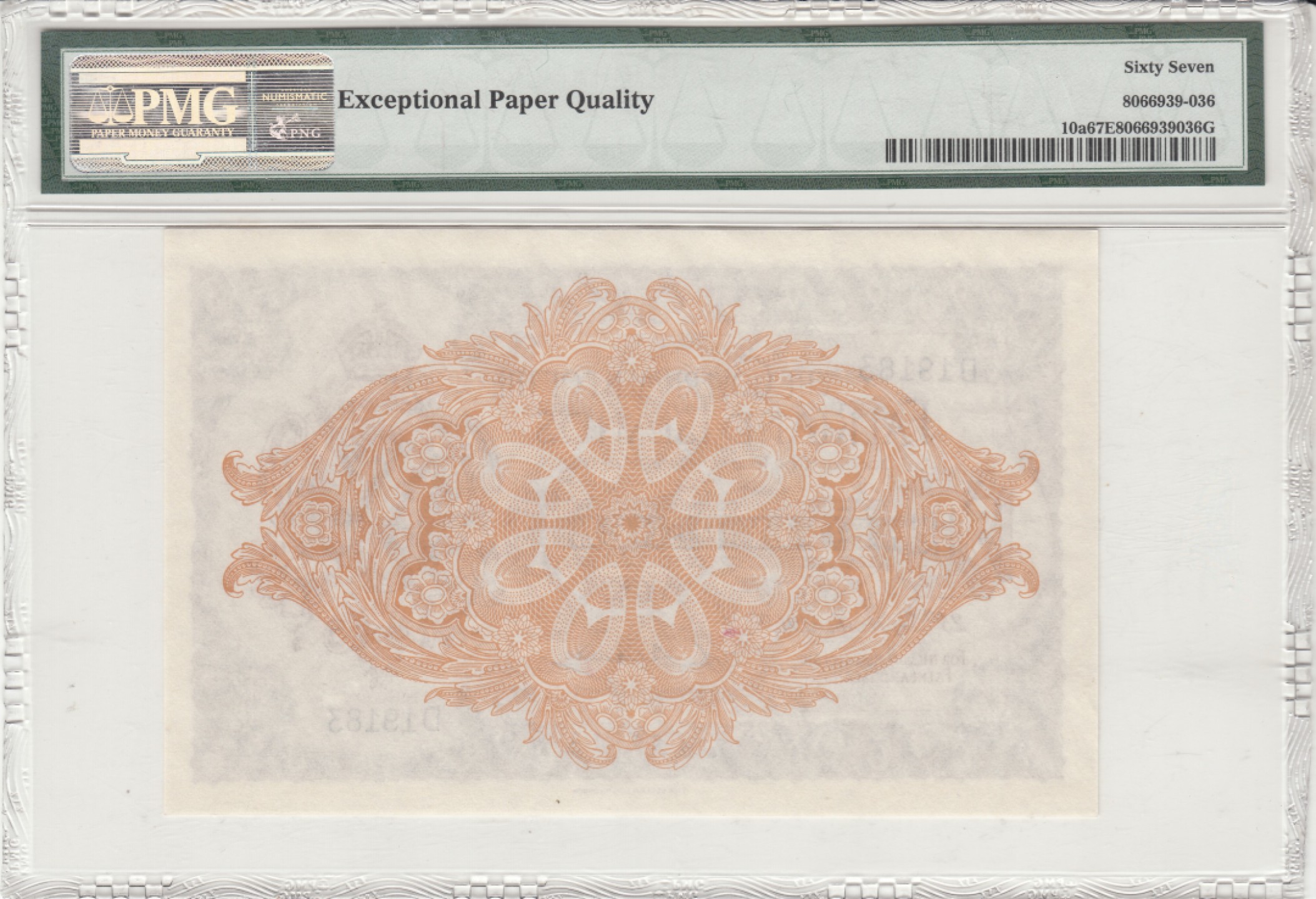 收藏联盟Quantum Auction 第236期拍卖 福克兰群岛1969年50便士 PMG67 号码无47