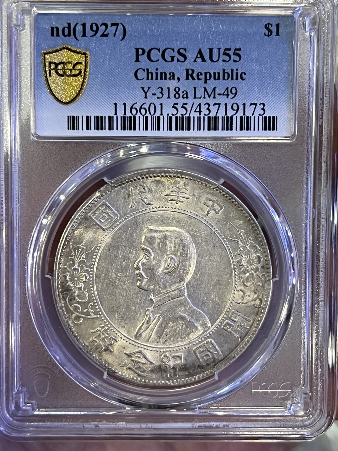 大中华拍卖第704期 1927开国纪念孙小头