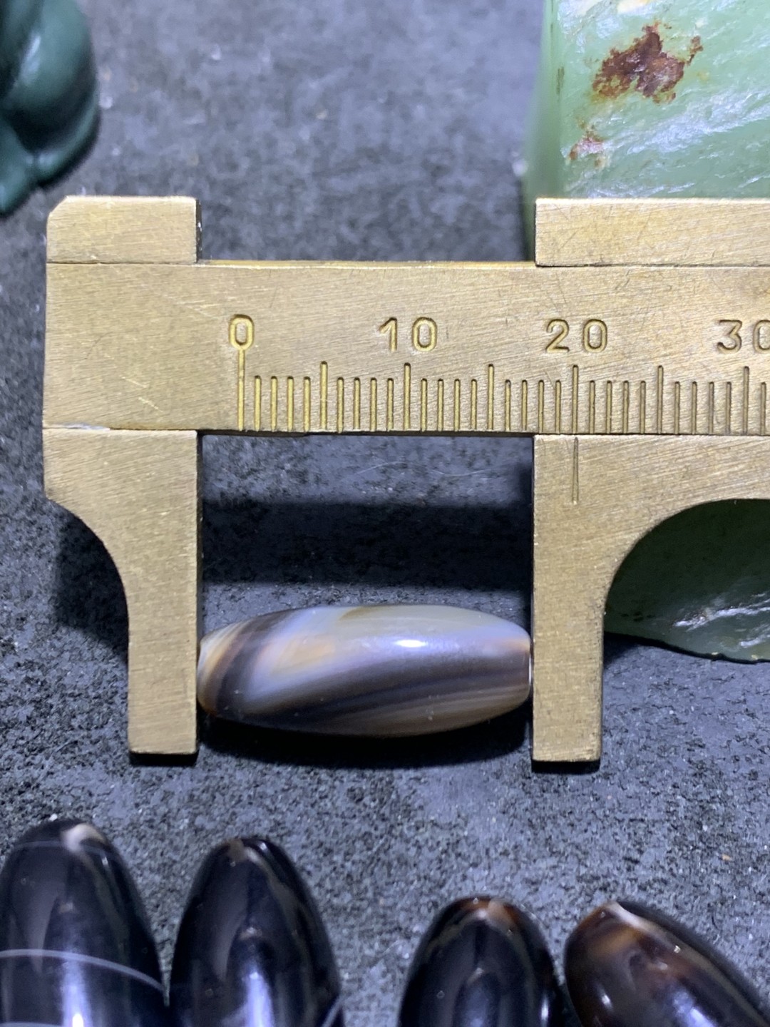 药师玛瑙通货桶珠5颗