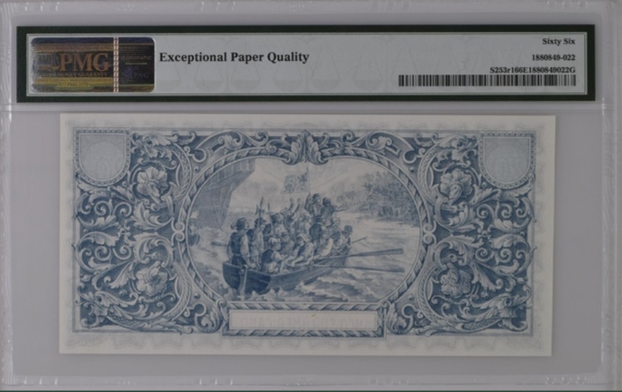 收藏联盟Quantum Auction 第236期拍卖 厄瓜多尔1920年20苏克雷 PMG66 