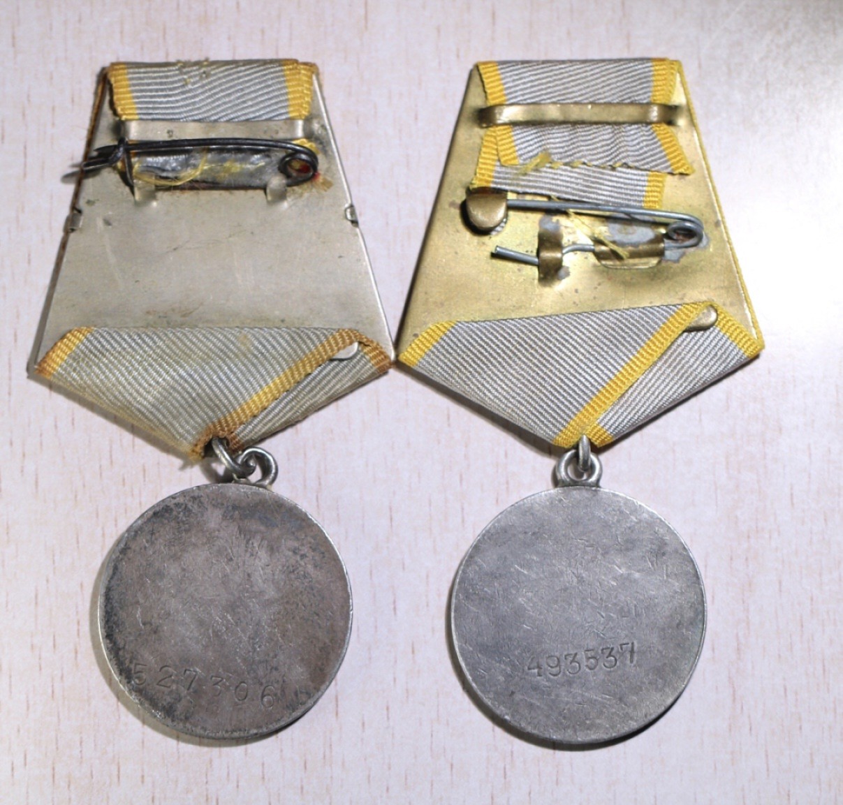 大猫徽章拍卖第217期 苏联战功奖章一对 