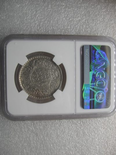 NGC- XF英属印度1938年1卢比银币