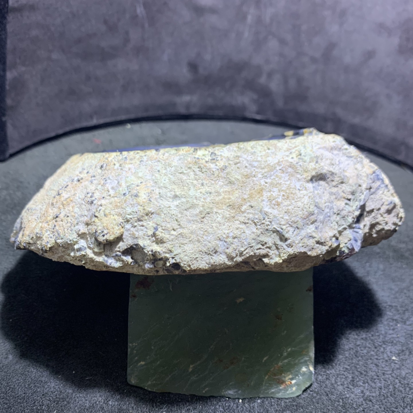 精美天然阜新玛瑙原石雕刻小桥流水摆件一个