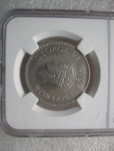 NGC- XF英属印度1938年1卢比银币