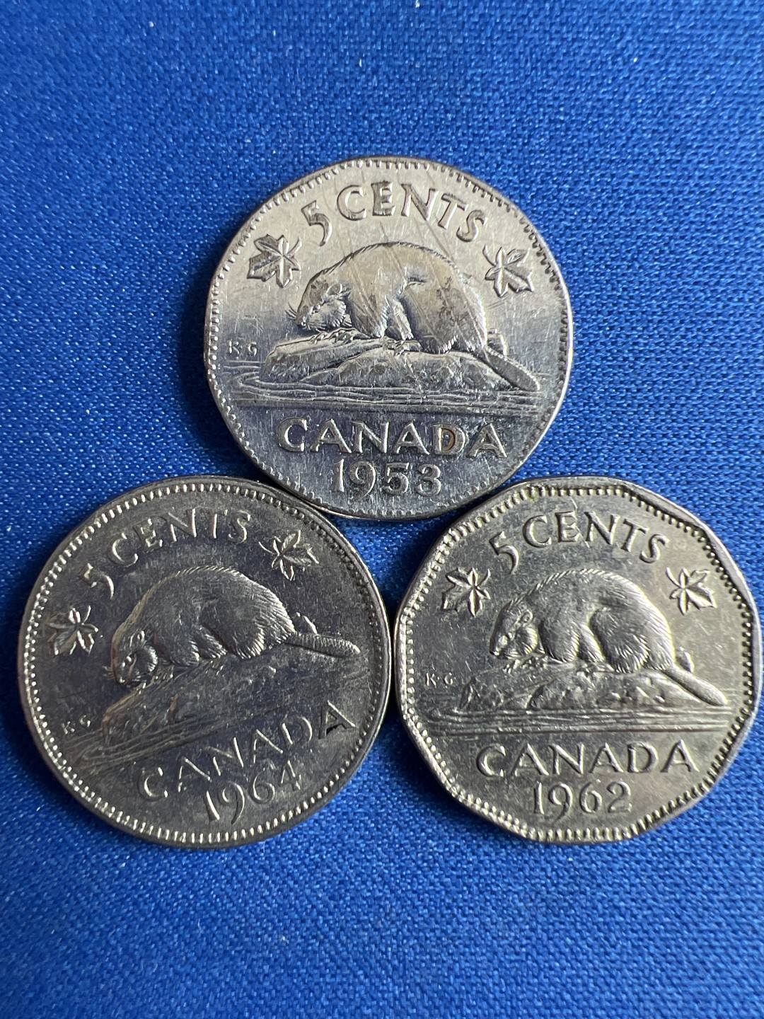 泡泡堂微拍第七十二幕硬币捡漏可累计专场👿👿，零佣金，零押金，累计满二十元包邮，接受代拍业务 加拿大五分一组