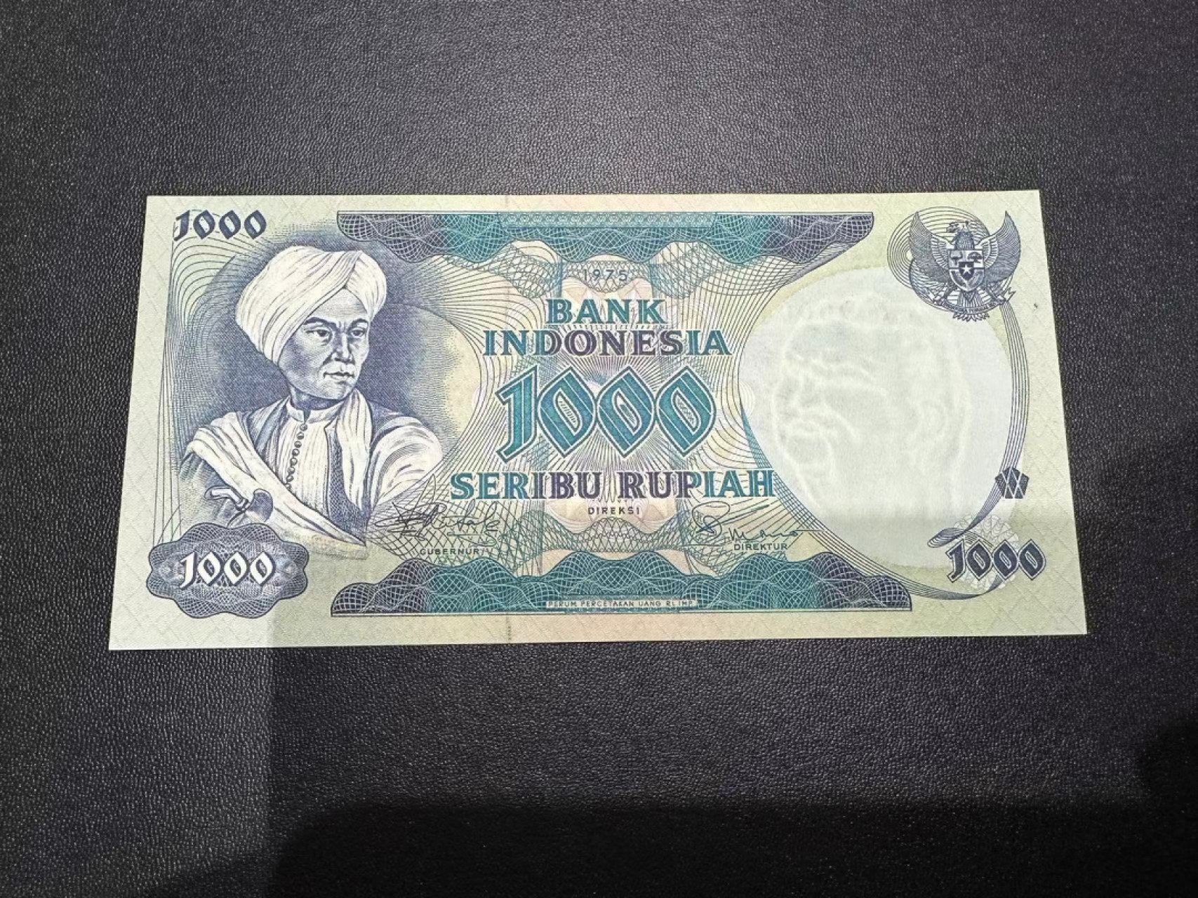 《外钞收藏家》第二百四十六期 连拍场四 1975年印度尼西亚1000 全新UNC 408百位号