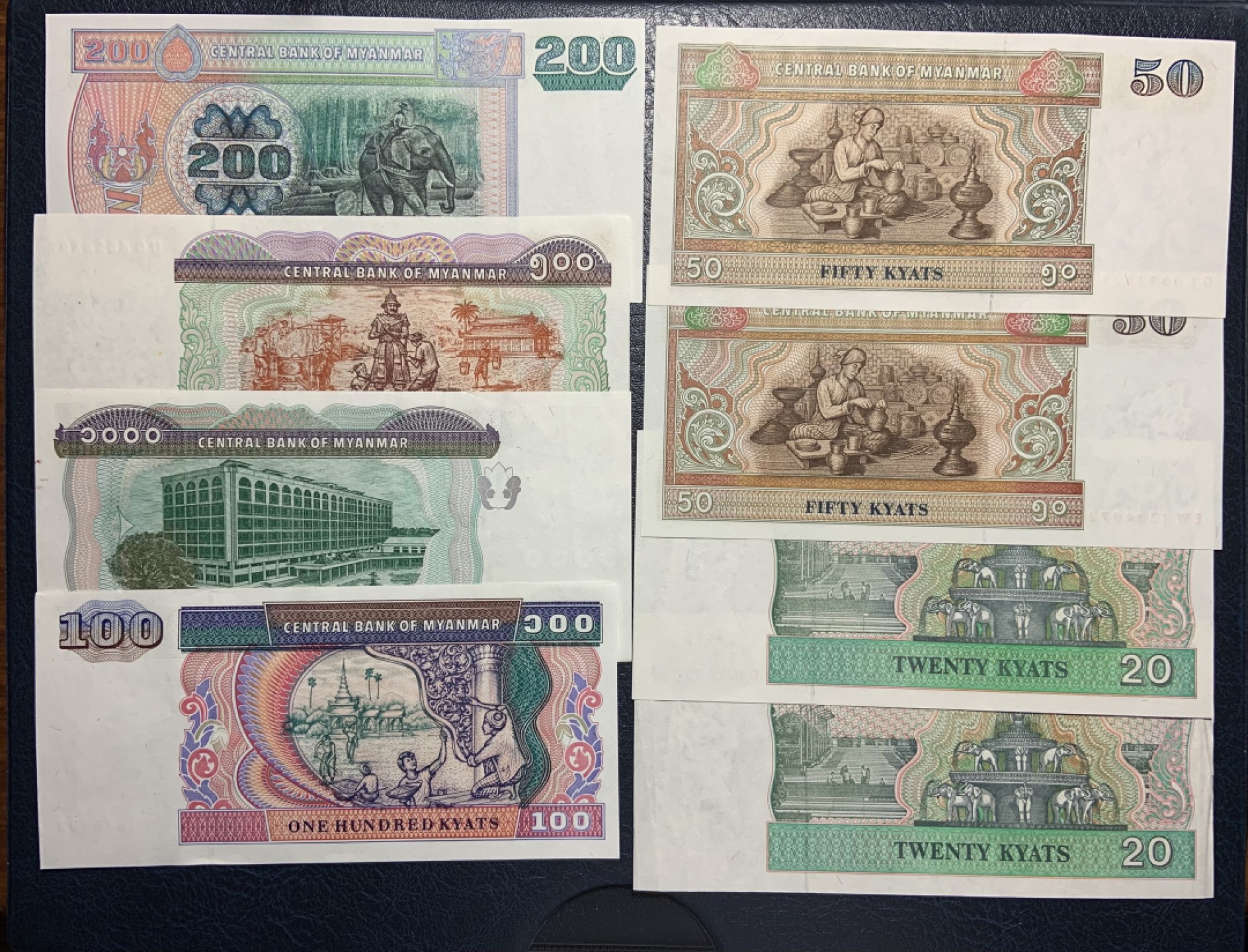 收藏联盟Quantum Auction 第236期拍卖 缅甸，越南，泰国纸币一组 品相 缅甸和越南多数为UNC，个别为非全新 细节如图 泰国为流通品