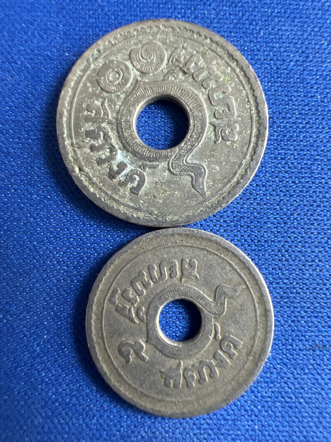 泡泡堂微拍第七十三幕硬币捡漏可累计专场👿👿，零佣金，零押金，累计满二十元包邮，接受代拍业务 泰国老铜币一对