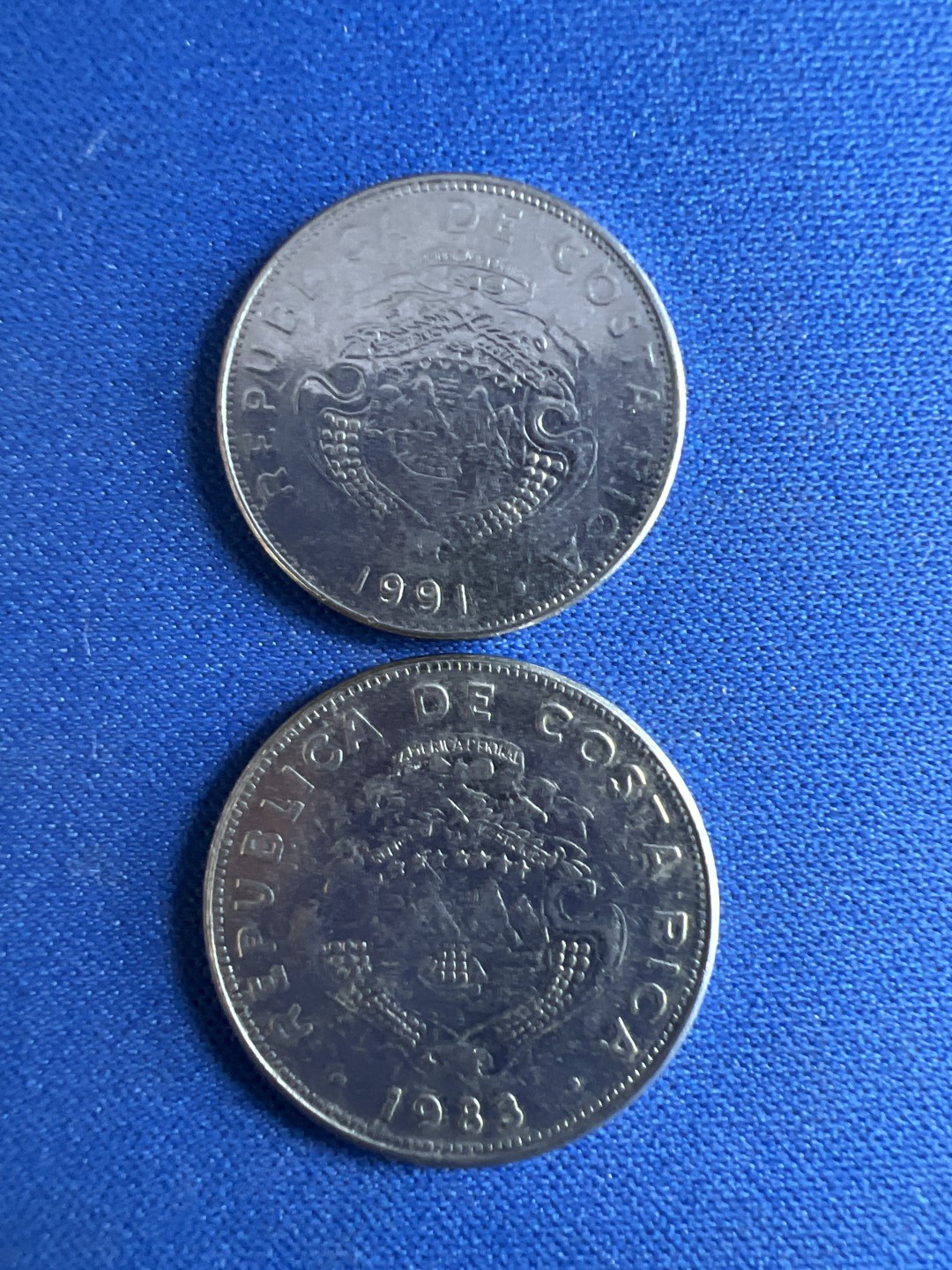 泡泡堂微拍第七十三幕硬币捡漏可累计专场👿👿，零佣金，零押金，累计满二十元包邮，接受代拍业务 哥斯达黎加一对