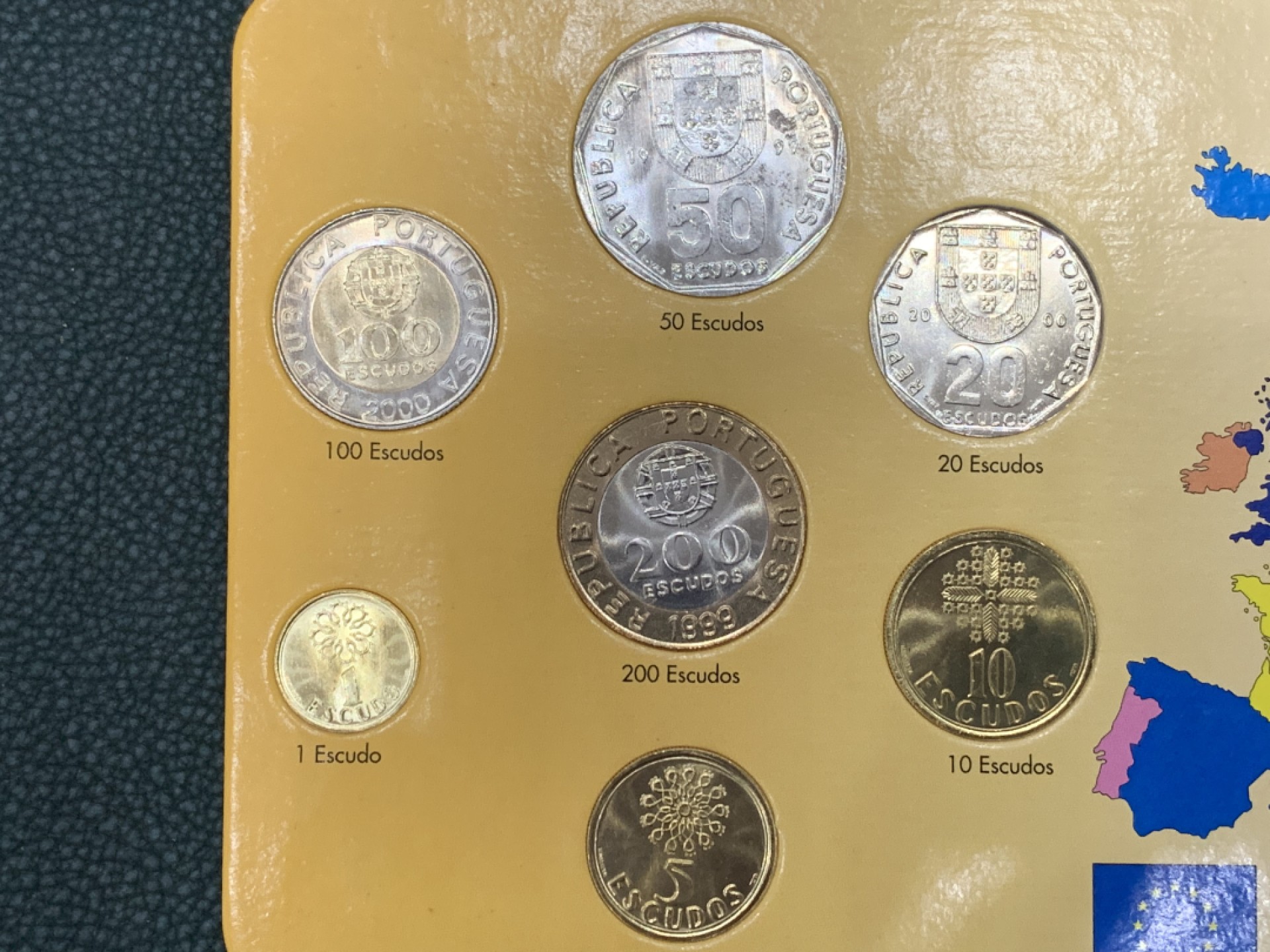 《竞宝斋》第140场-周日，周一，周四 3拍 (全场包邮) 葡萄牙 七枚套 不同面值