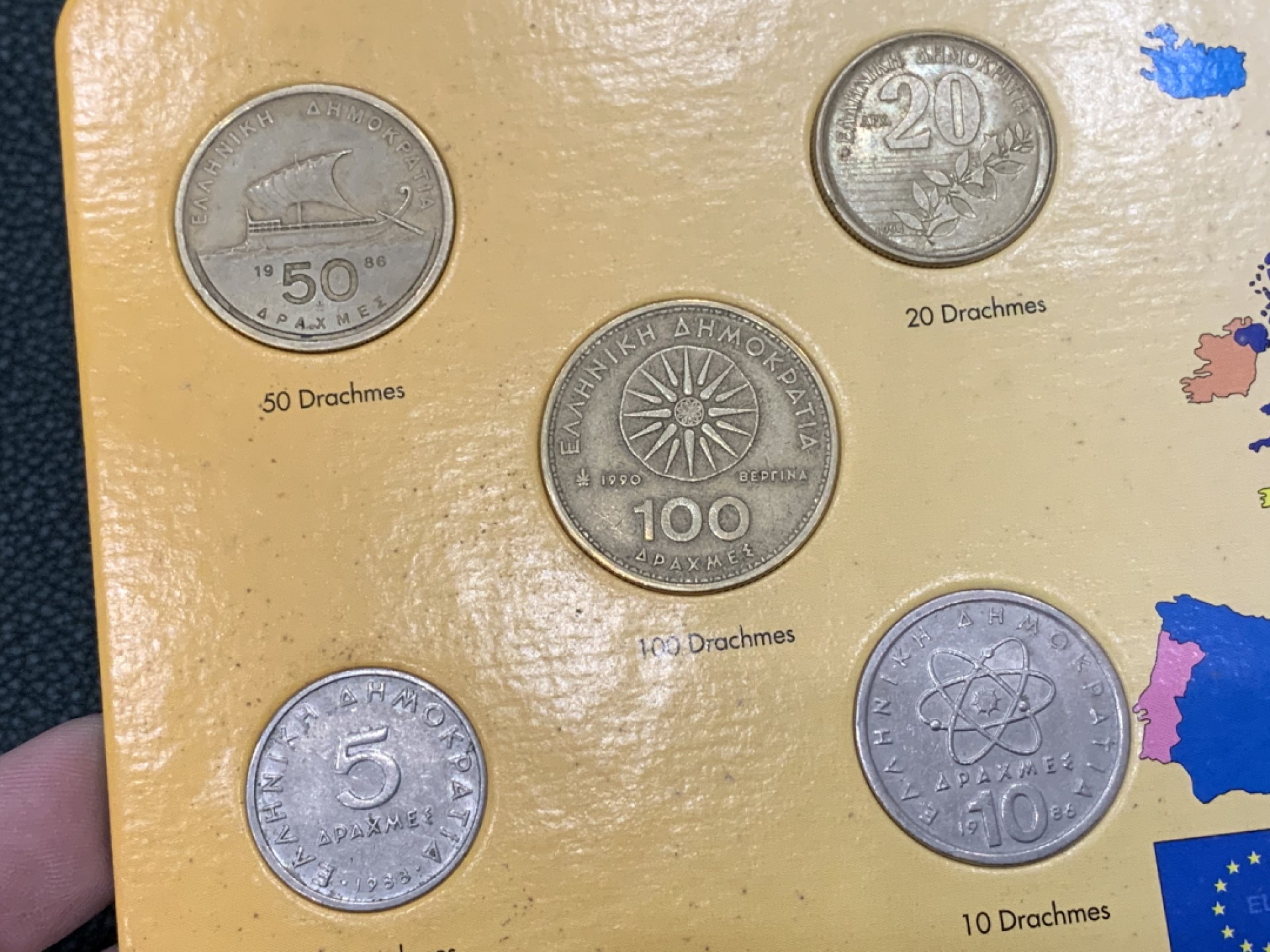 《竞宝斋》第140场-周日，周一，周四 3拍 (全场包邮) 希腊 五枚套 不同面值