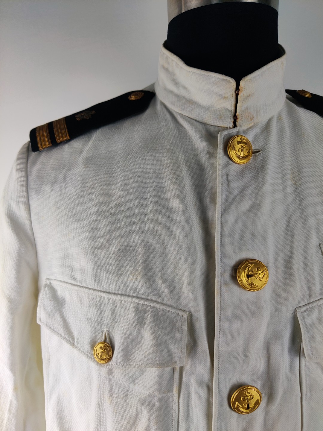 全场0元起拍 第35期 咸鱼国勋章拍卖专场 3月5日（周日）下午6：00开始 日本海上自卫队 早期60年代夏季白色常服一套