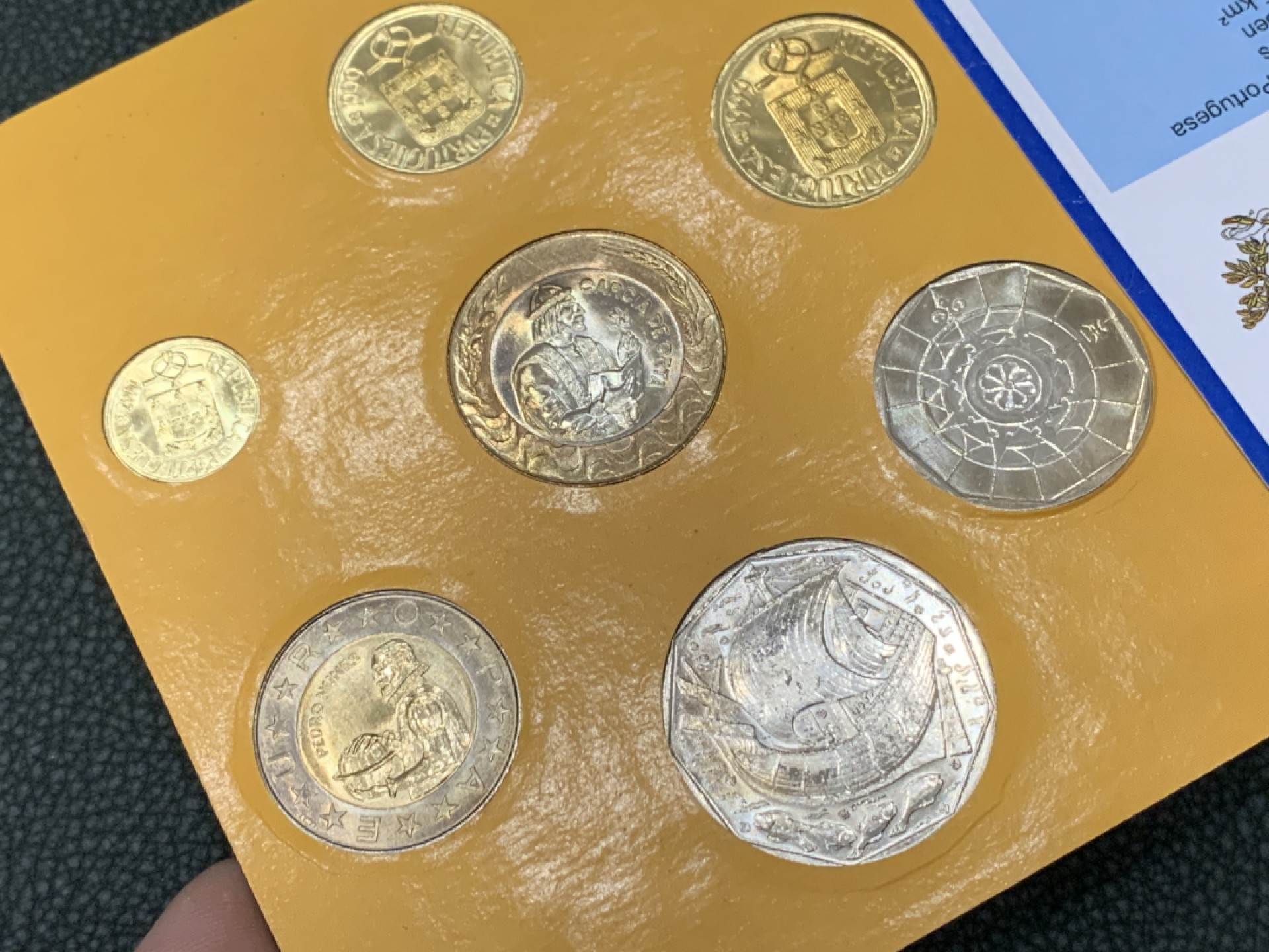 《竞宝斋》第140场-周日，周一，周四 3拍 (全场包邮) 葡萄牙 七枚套 不同面值