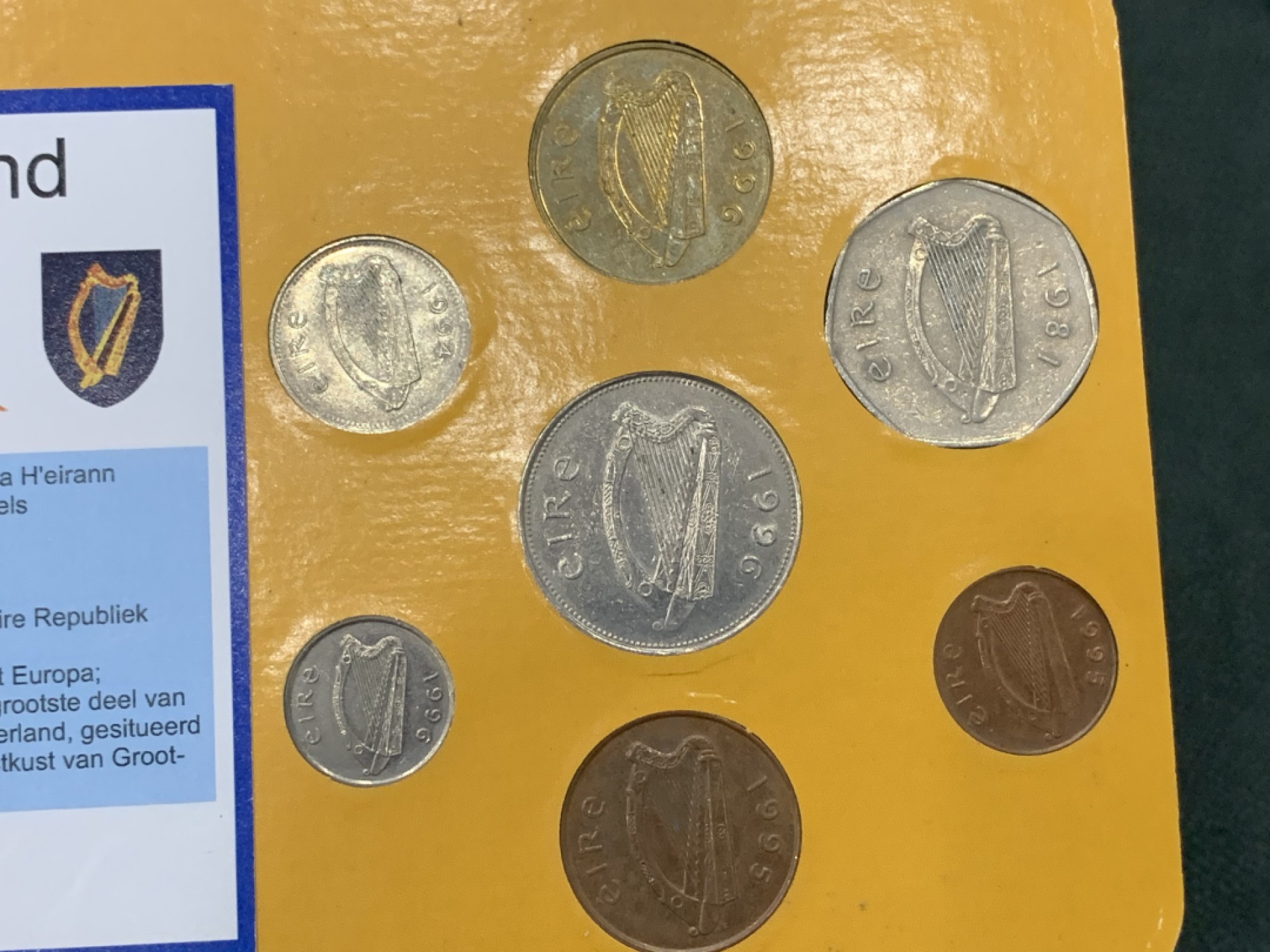 《竞宝斋》第140场-周日，周一，周四 3拍 (全场包邮) 爱尔兰七枚套 不同面值