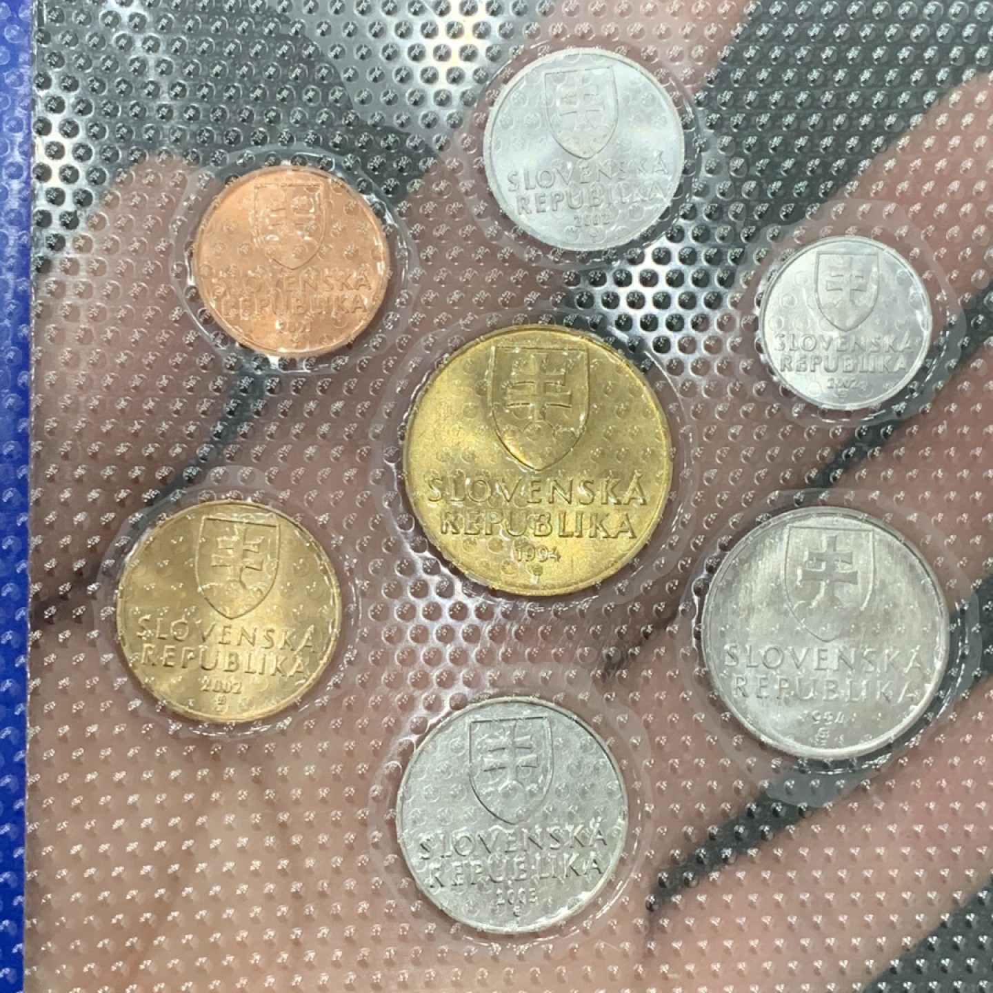 《竞宝斋》第140场-周日，周一，周四 3拍 (全场包邮) 斯洛伐克 七枚套 不同面值