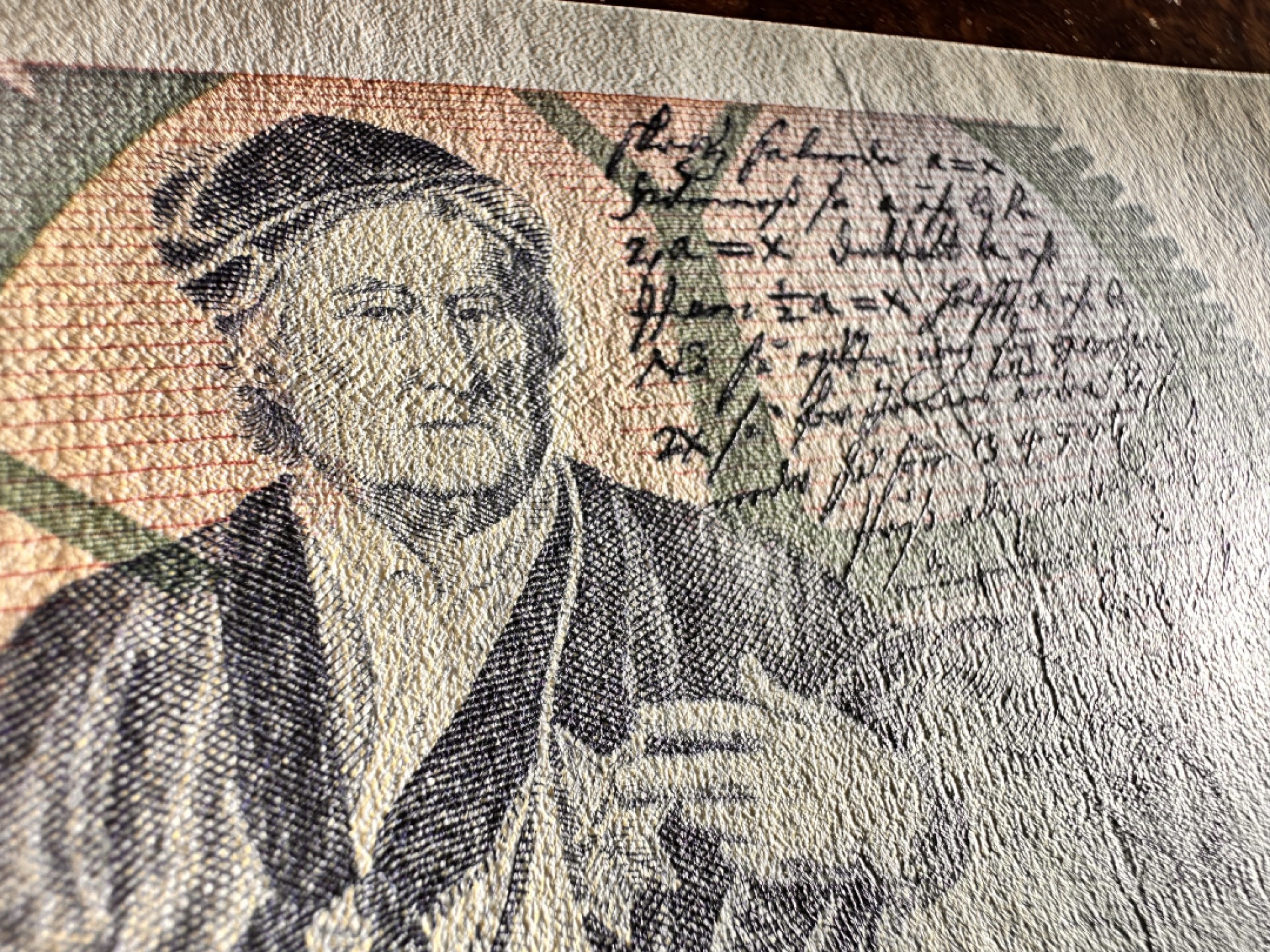 Chase Auction 第18期 - - 外钞、民国钞和人民币混合场！ 瑞典500克朗，蓝卡尔一张，品相如图，UNC-！