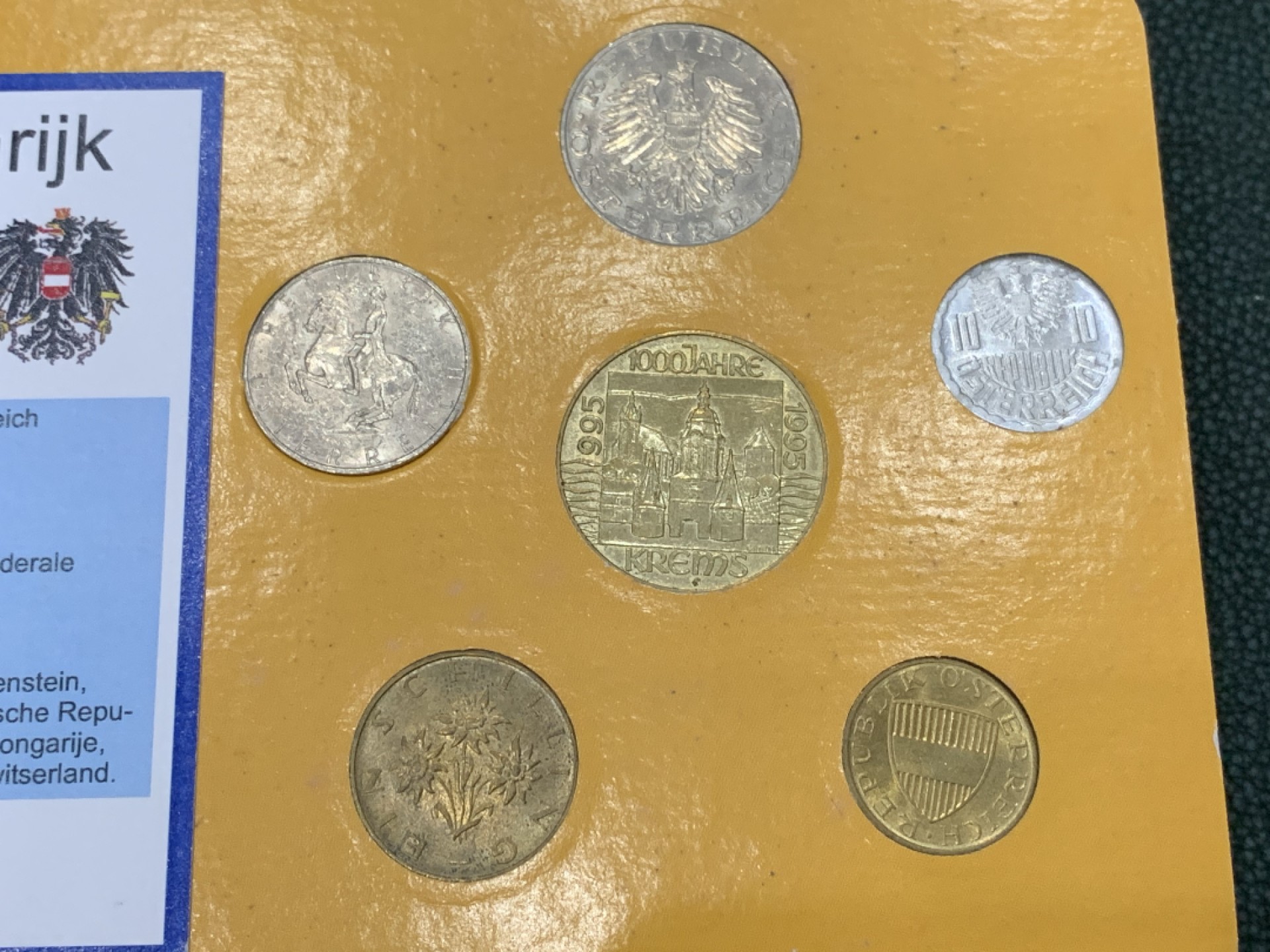 《竞宝斋》第140场-周日，周一，周四 3拍 (全场包邮) 奥地利 六枚套 不同面值