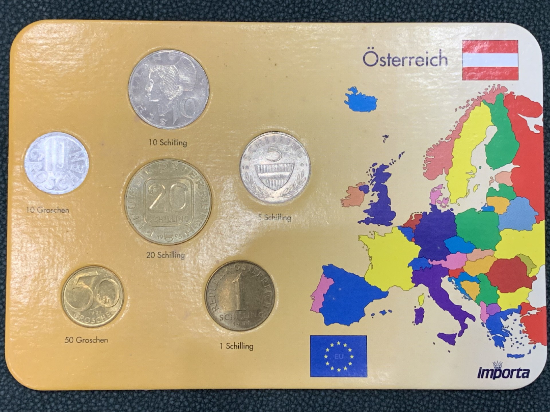 《竞宝斋》第140场-周日，周一，周四 3拍 (全场包邮) 奥地利 六枚套 不同面值