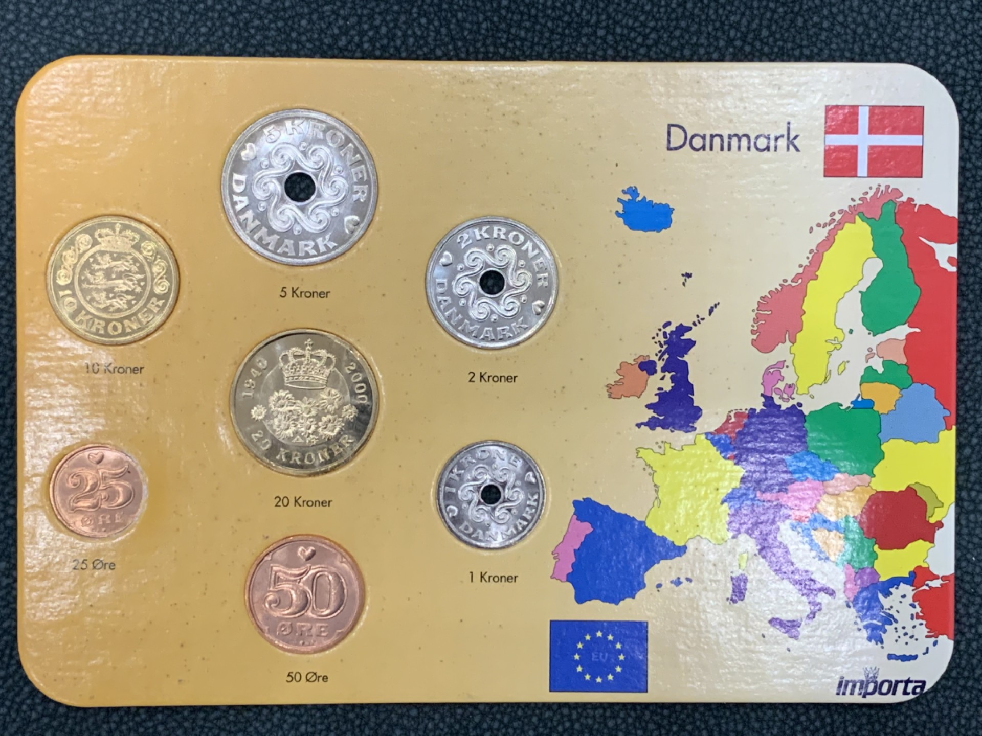 《竞宝斋》第140场-周日，周一，周四 3拍 (全场包邮) 丹麦 七枚套 不同面值