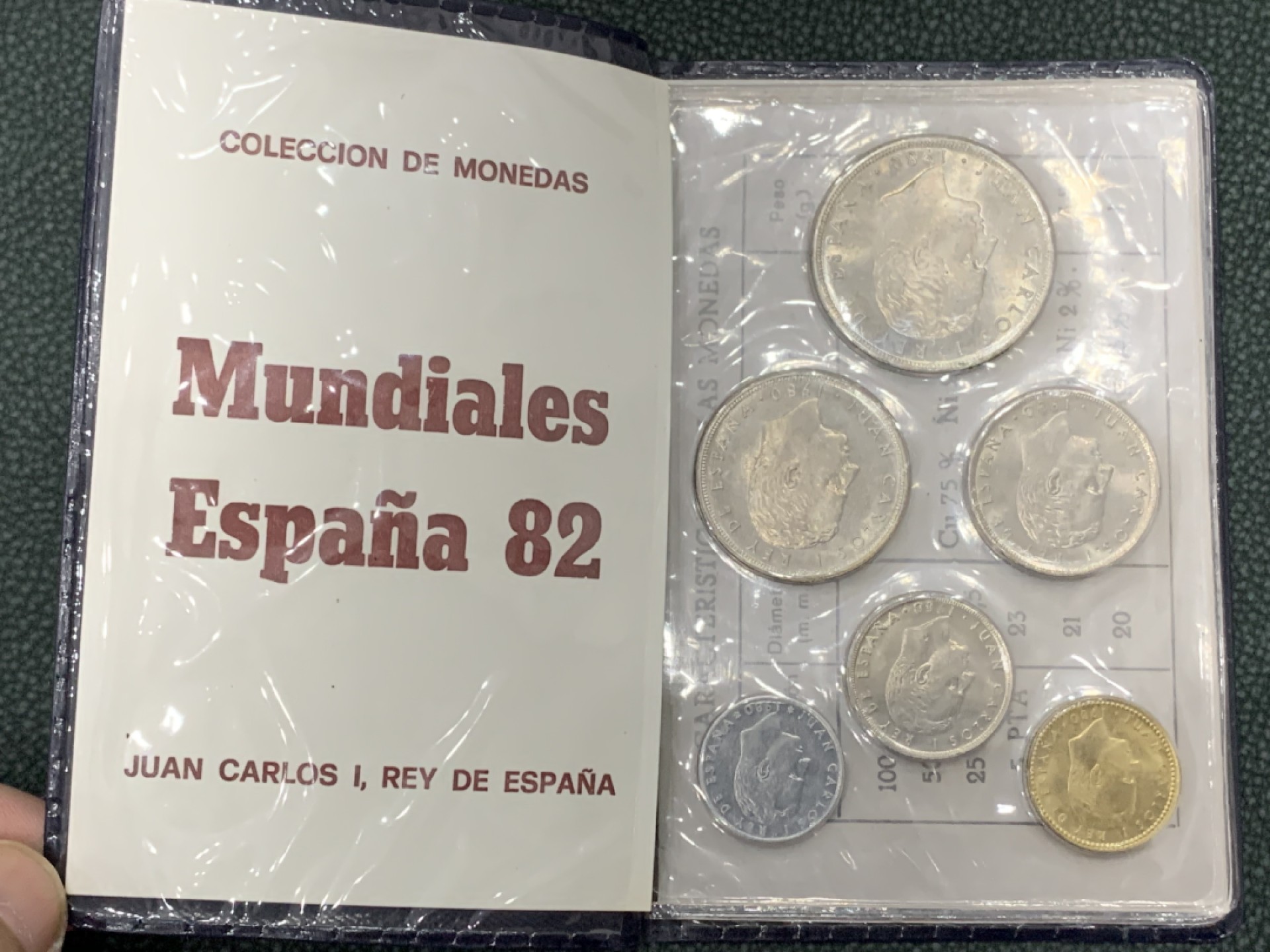 《竞宝斋》第140场-周日，周一，周四 3拍 (全场包邮) 西班牙 1982年世界杯六枚套 不同面值