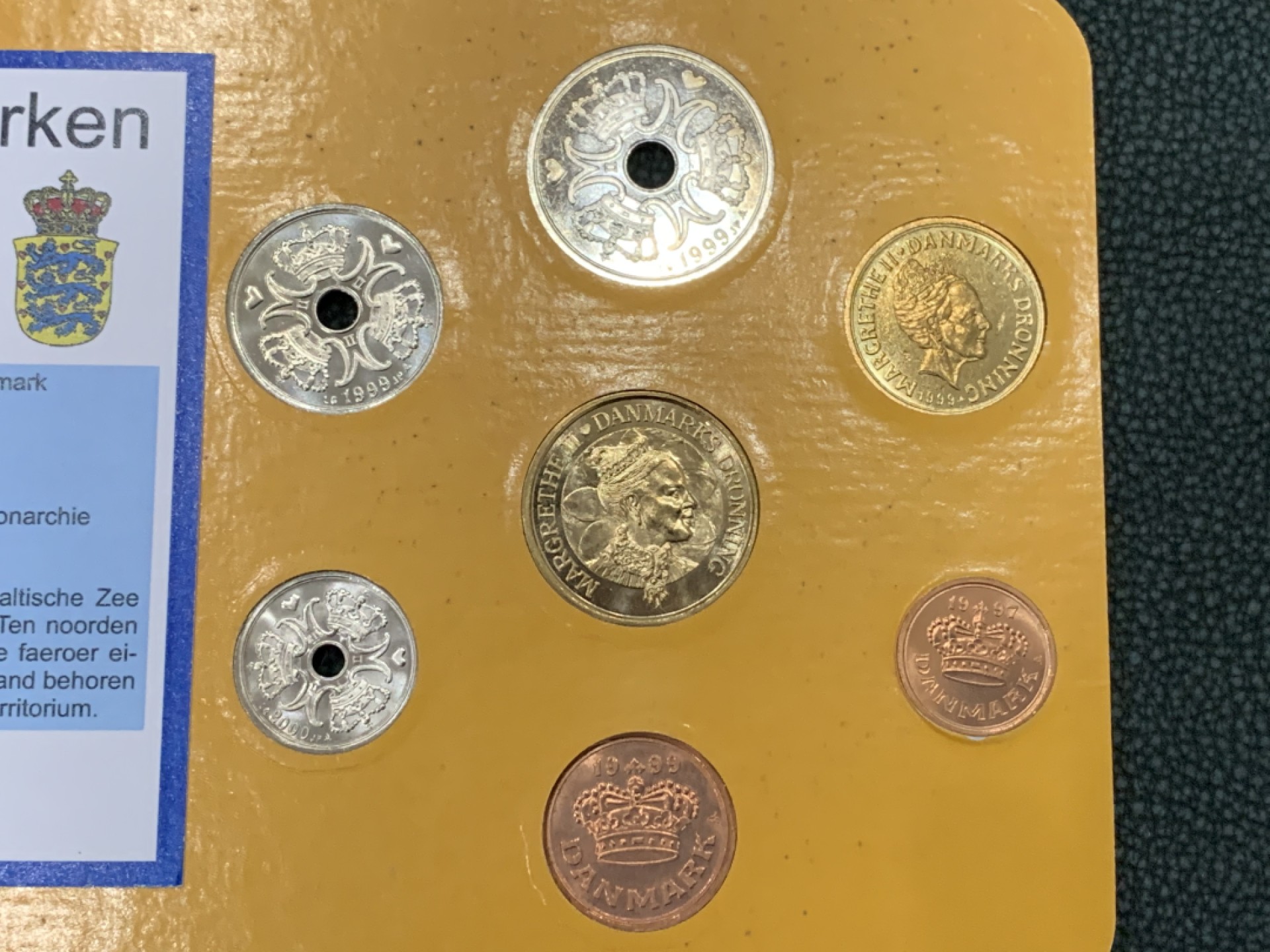 《竞宝斋》第140场-周日，周一，周四 3拍 (全场包邮) 丹麦 七枚套 不同面值