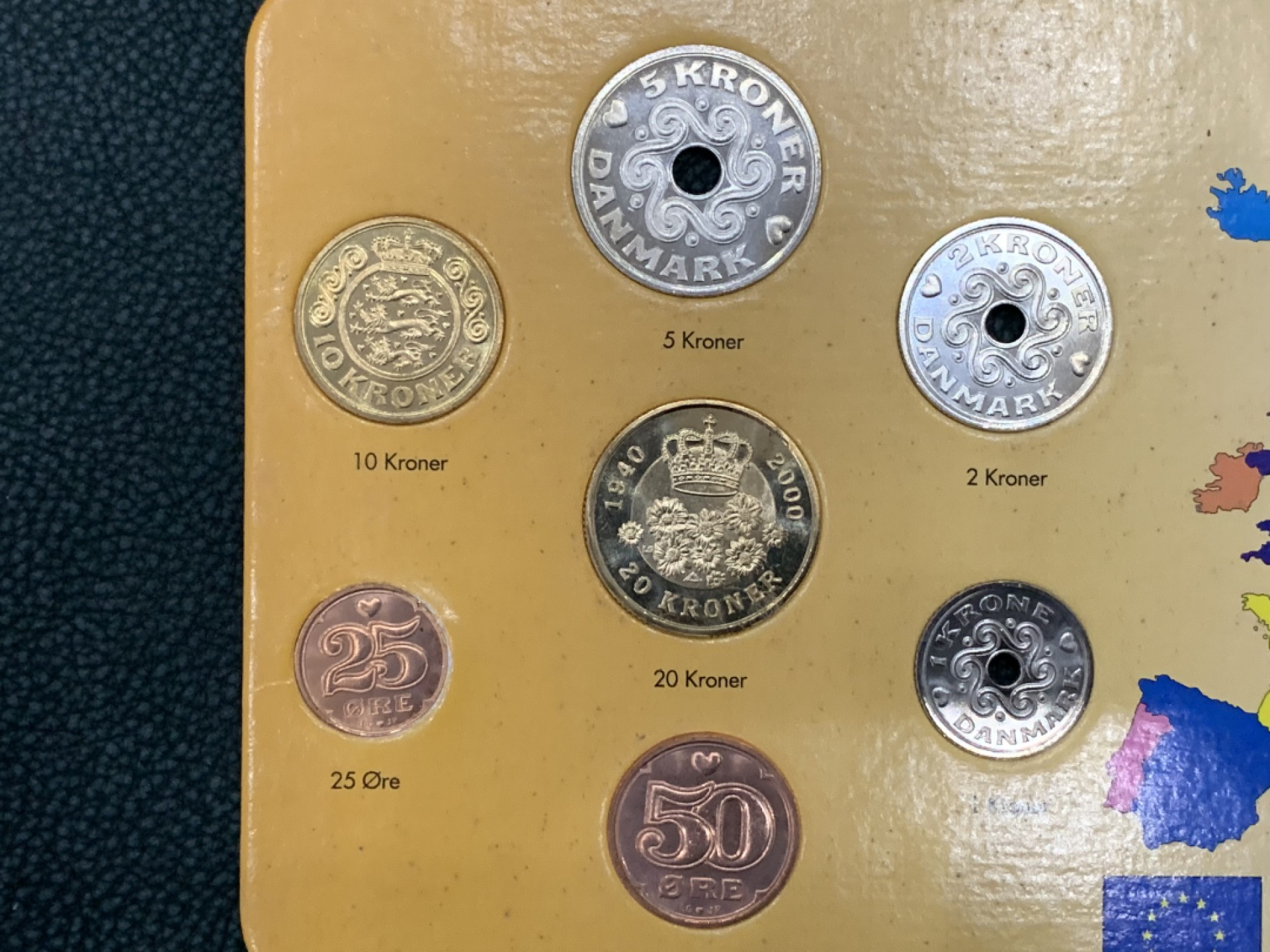 《竞宝斋》第140场-周日，周一，周四 3拍 (全场包邮) 丹麦 七枚套 不同面值