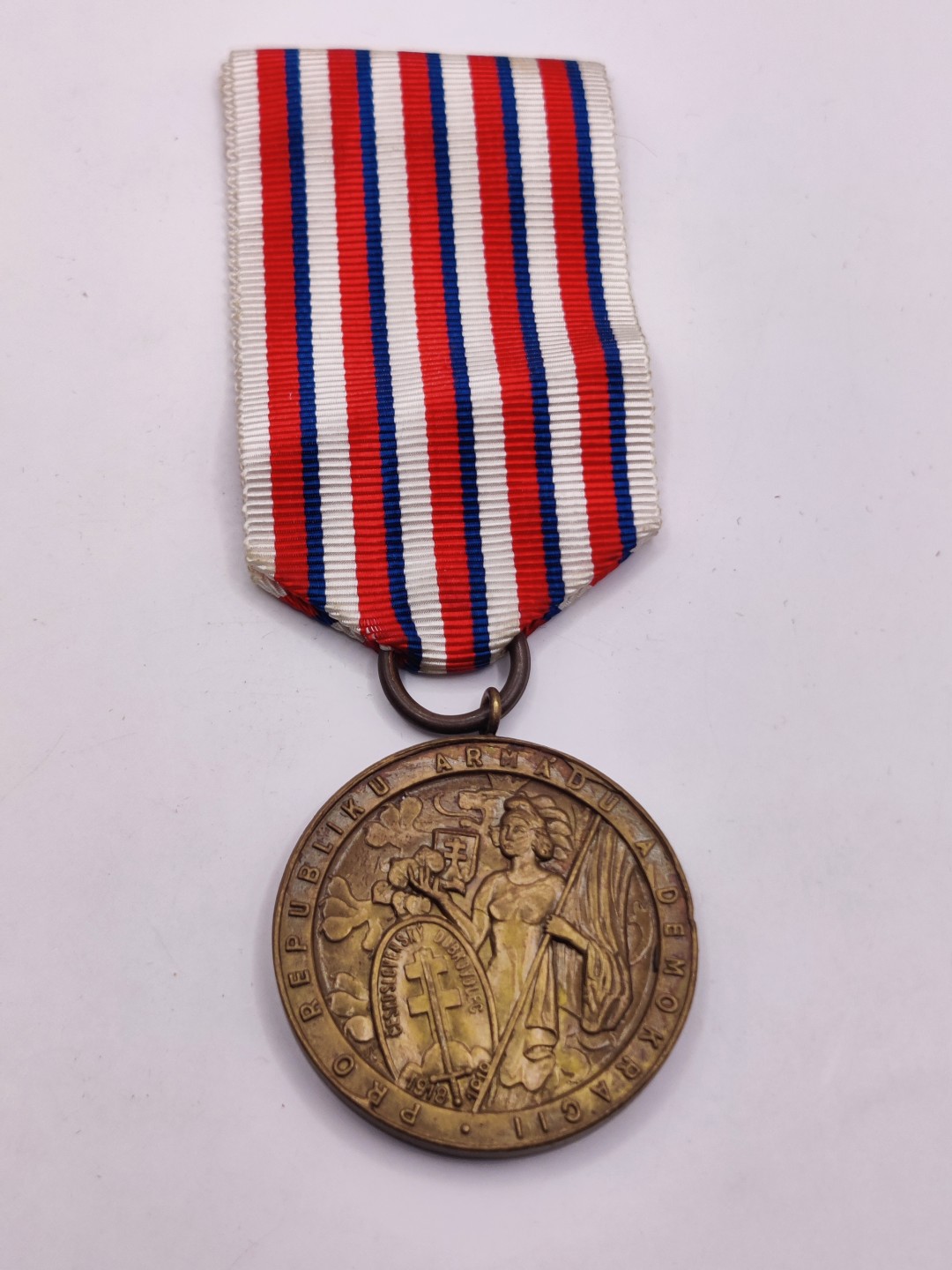 全场0元起拍 第35期 咸鱼国勋章拍卖专场 3月5日（周日）下午6：00开始 捷克斯洛伐克第三自由军团志愿军 建国20周年奖章+