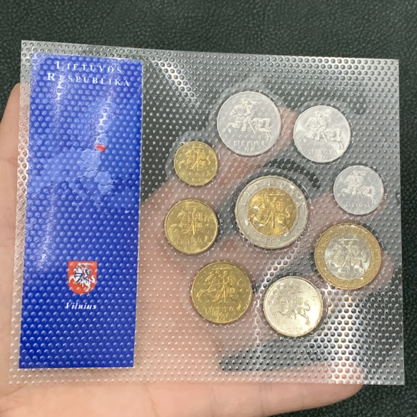 《竞宝斋》第140场-周日，周一，周四 3拍 (全场包邮) 立陶宛 九枚套 不同面值