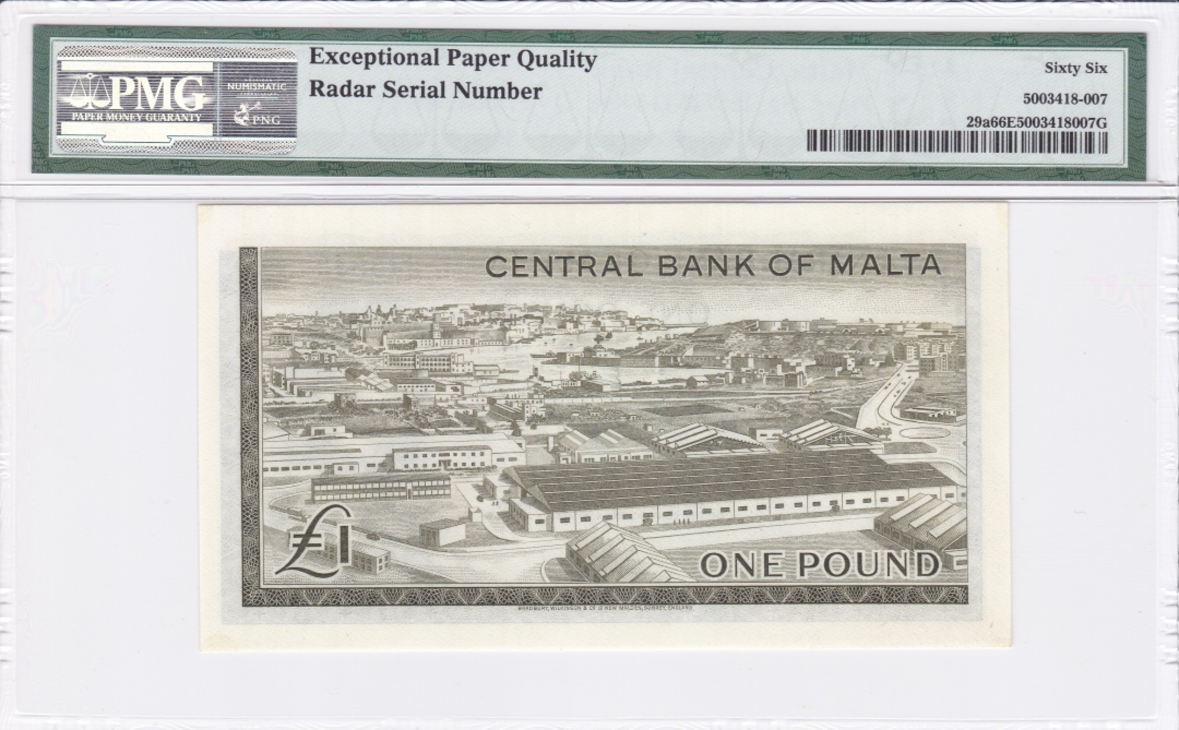 收藏联盟Quantum Auction 第237期拍卖 马耳他1969年1镑 PMG66