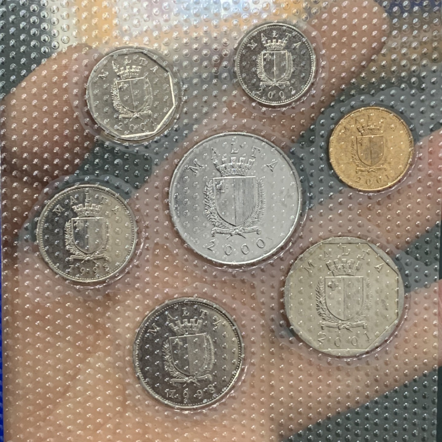 《竞宝斋》第140场-周日，周一，周四 3拍 (全场包邮) 马耳他 七枚套 不同面值