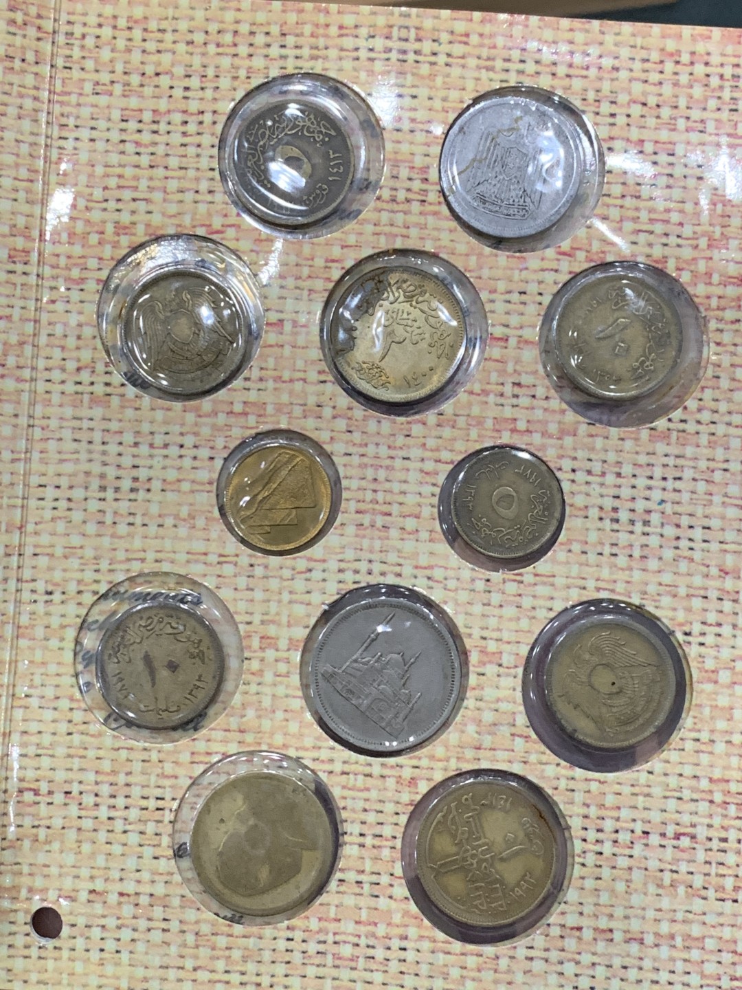 《竞宝斋》第140场-周日，周一，周四 3拍 (全场包邮) 埃及 十二枚套 不同硬币