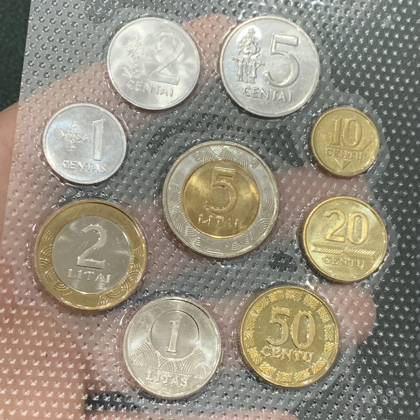 《竞宝斋》第140场-周日，周一，周四 3拍 (全场包邮) 立陶宛 九枚套 不同面值