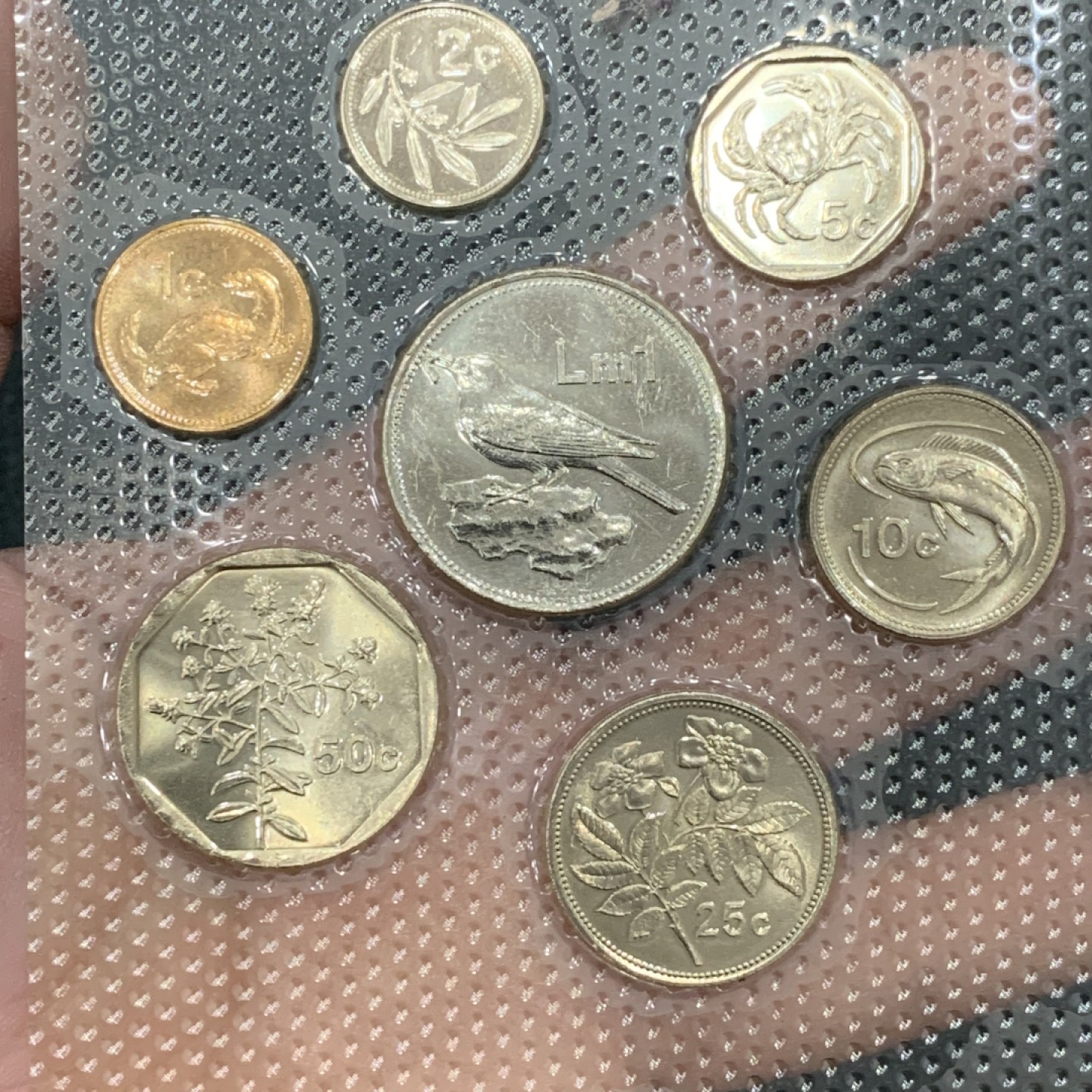 《竞宝斋》第140场-周日，周一，周四 3拍 (全场包邮) 马耳他 七枚套 不同面值