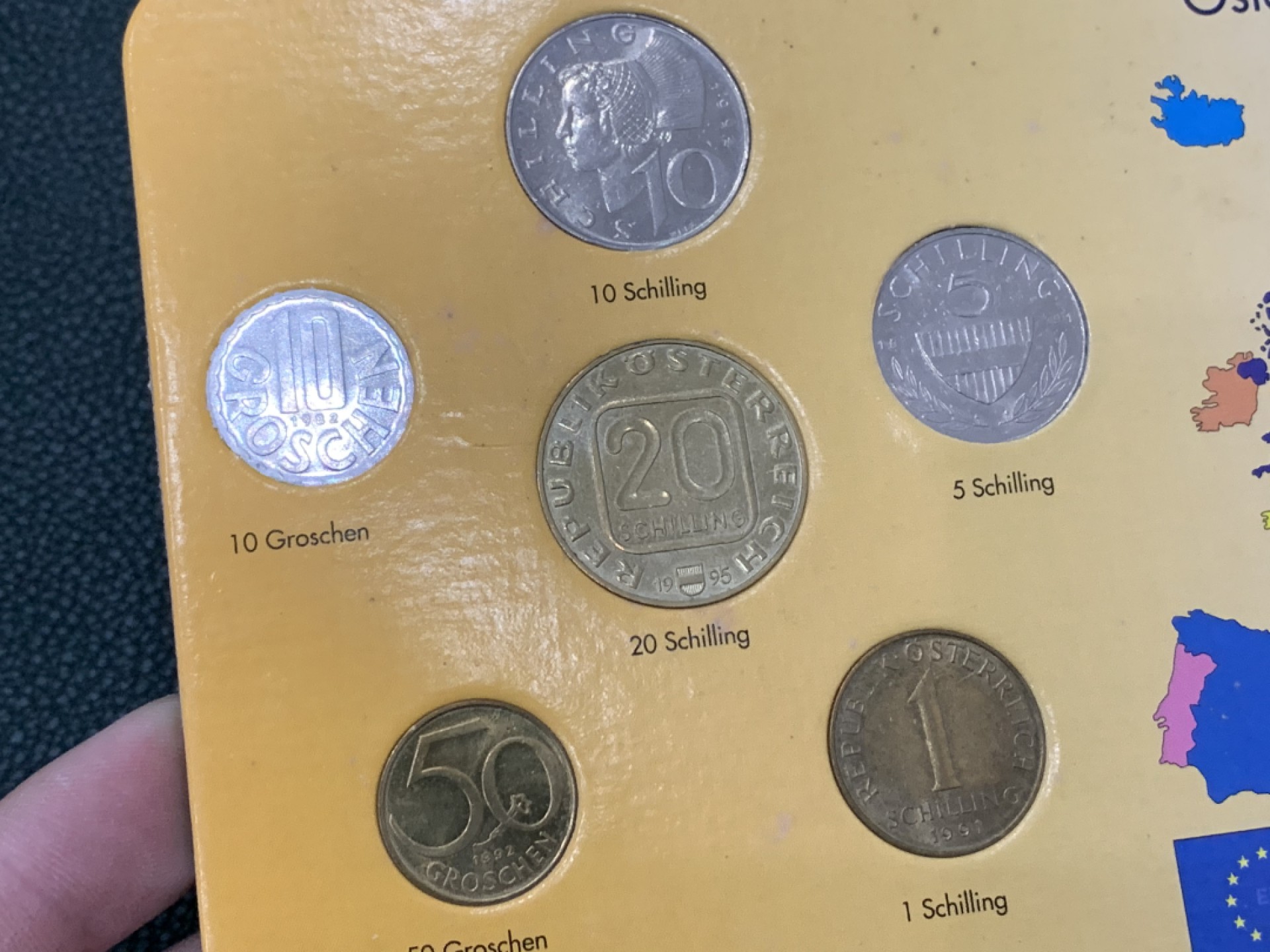 《竞宝斋》第140场-周日，周一，周四 3拍 (全场包邮) 奥地利 六枚套 不同面值