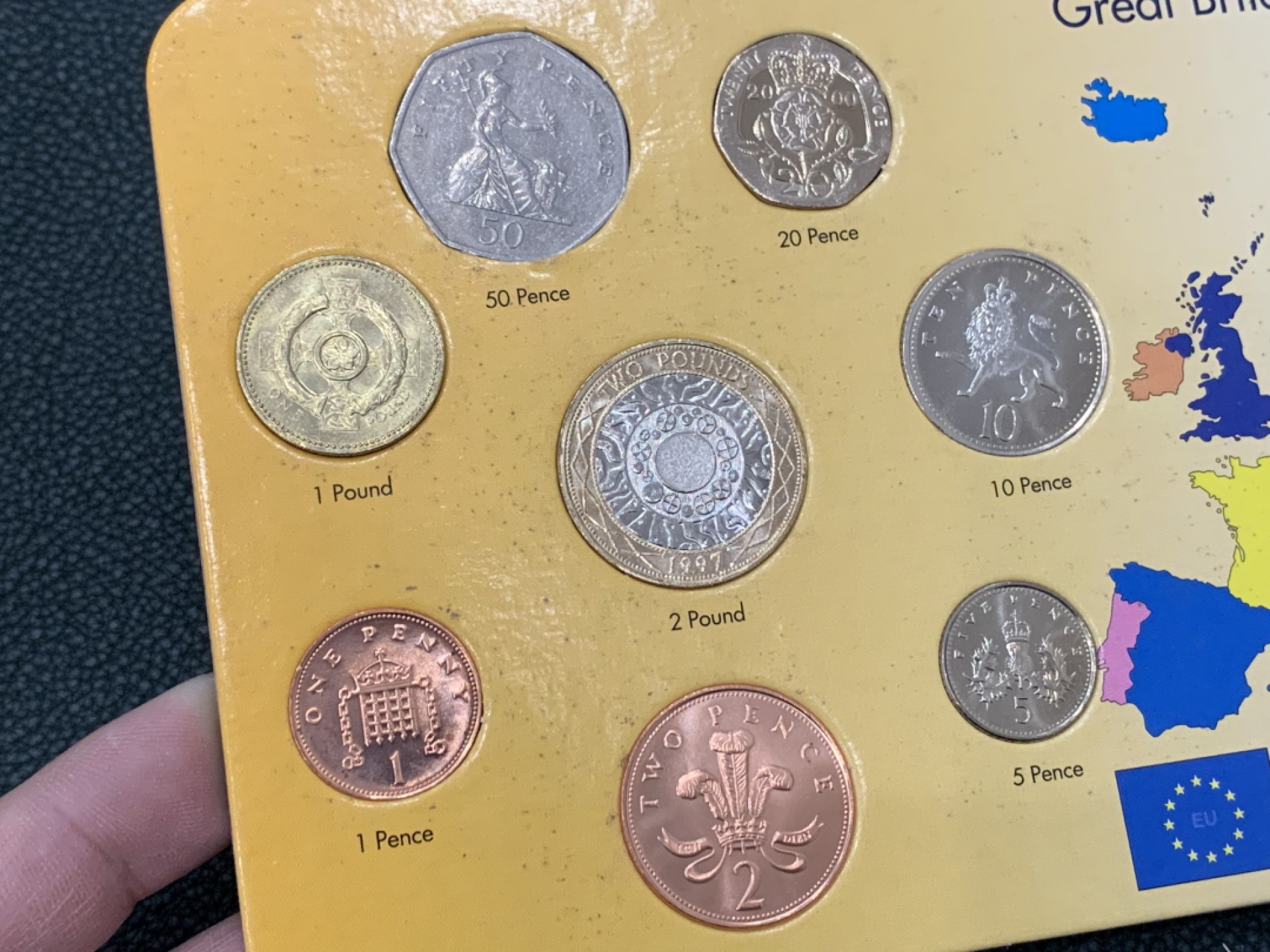 《竞宝斋》第140场-周日，周一，周四 3拍 (全场包邮) 英国 八枚套 不同面值