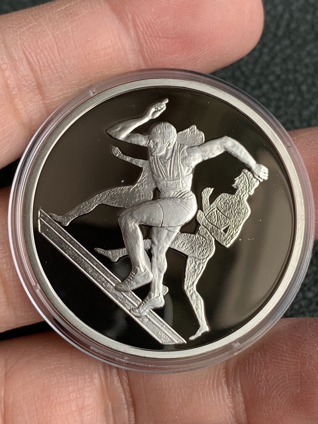 《竞宝斋》第140场-周日，周一，周四 3拍 (全场包邮) 希腊 2004年 10欧元大银币 34克