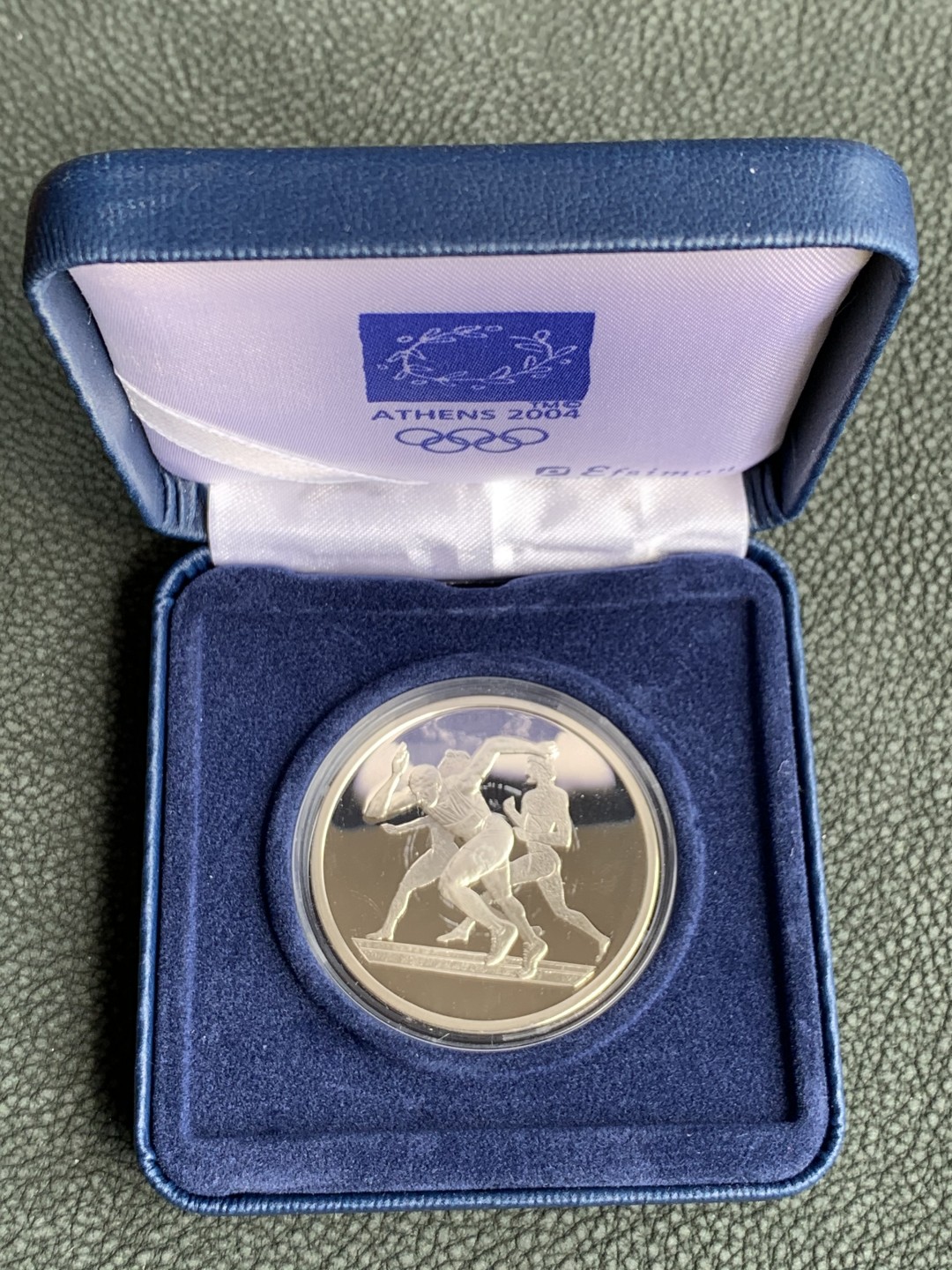 《竞宝斋》第140场-周日，周一，周四 3拍 (全场包邮) 希腊 2004年 10欧元大银币 34克